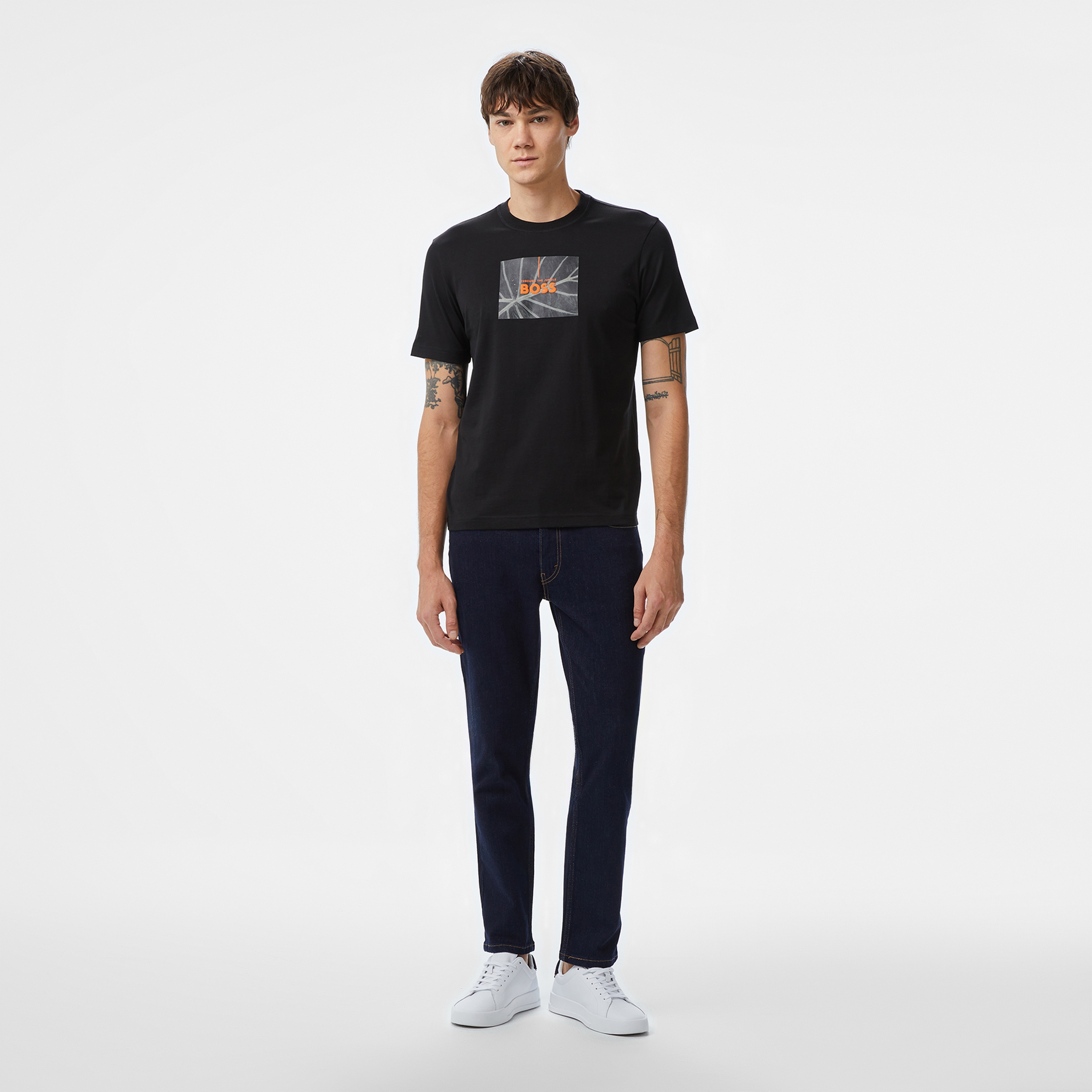 Boss Erkek Siyah T-Shirt