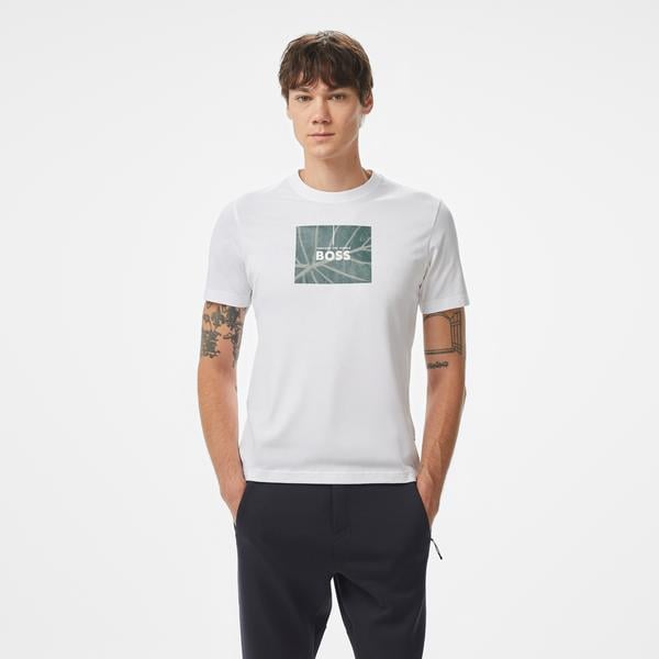 Boss Erkek Beyaz T-Shirt