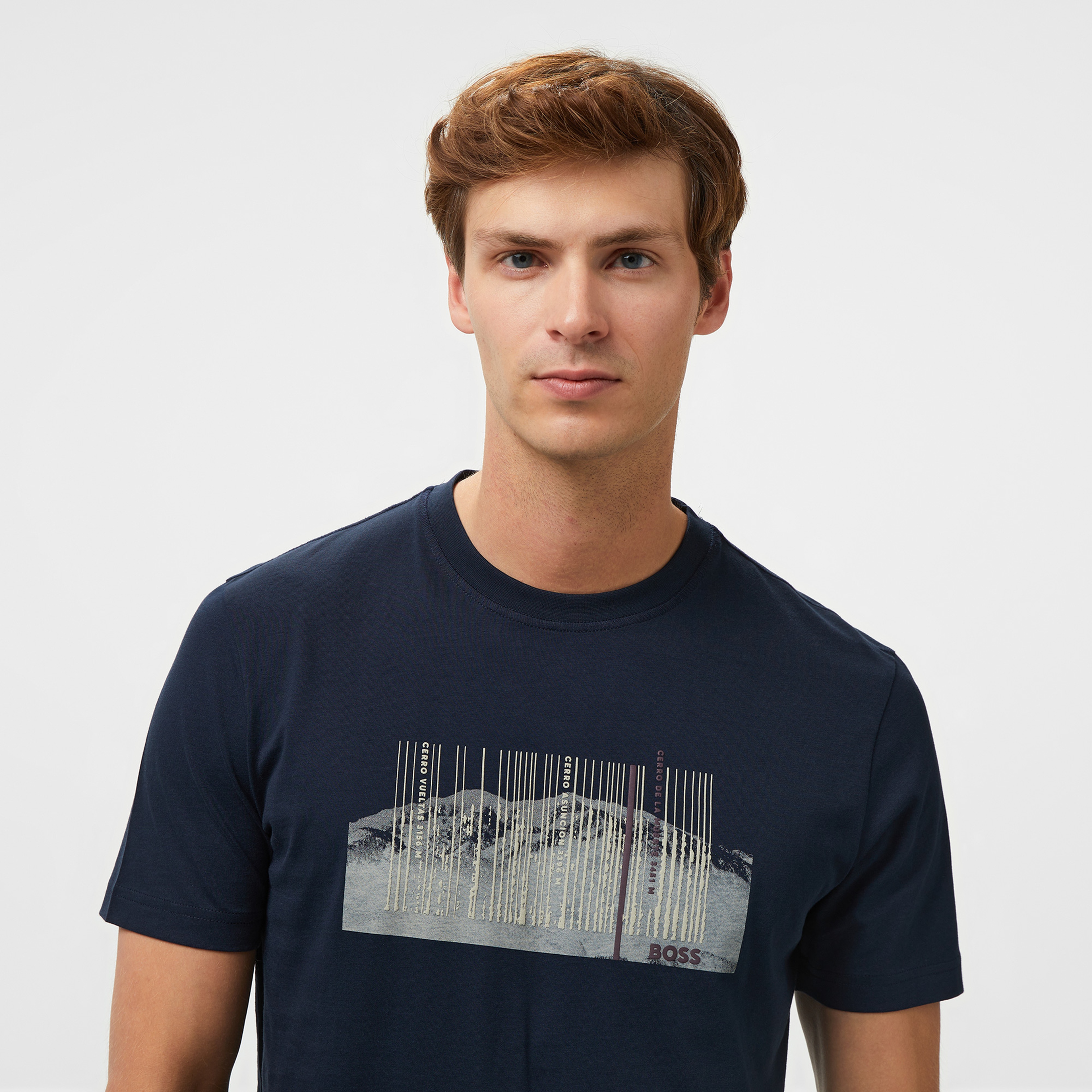 Boss Te Injungle Erkek Lacivert T-Shirt