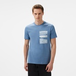 Boss Logo Erkek Mavi T-Shirt