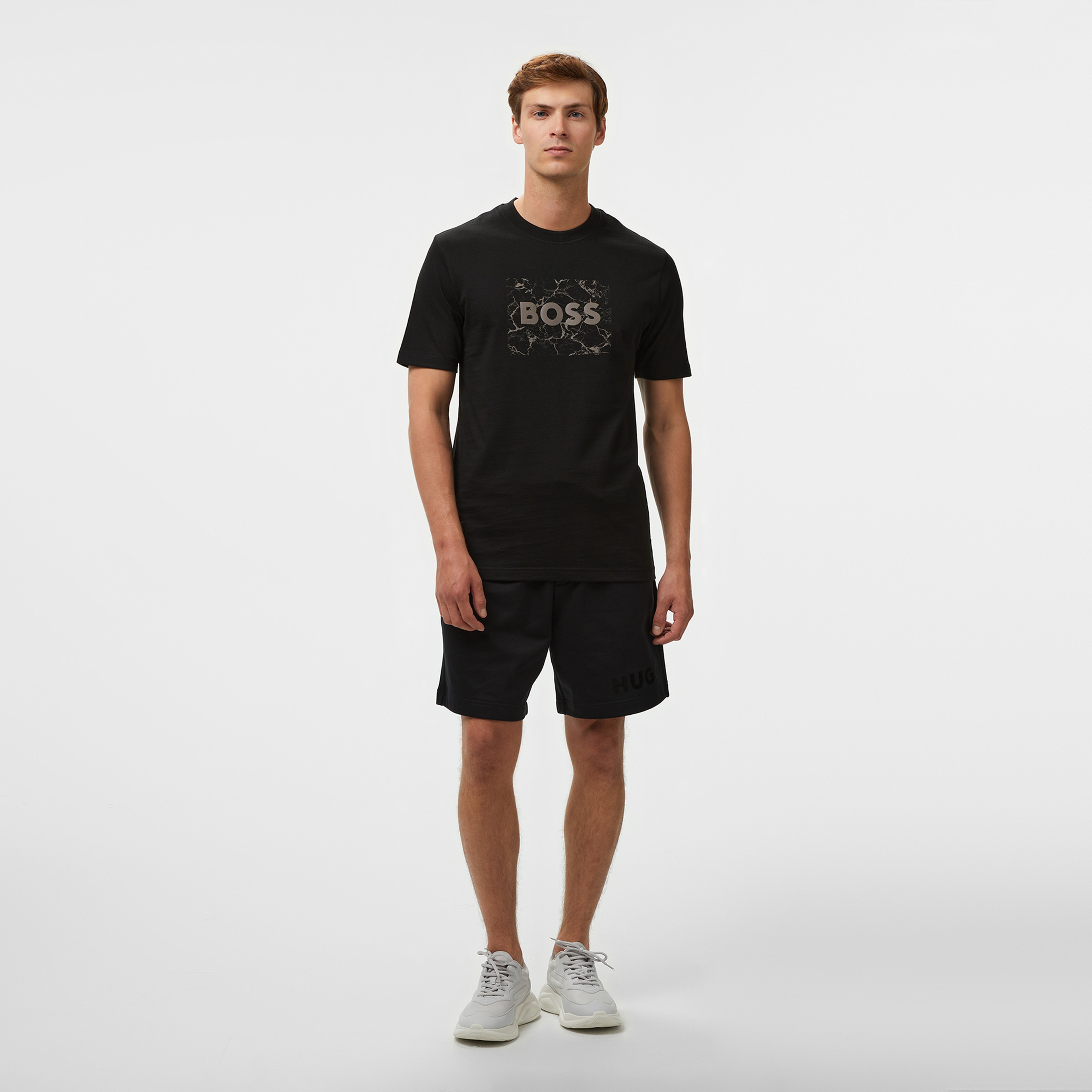 Boss Te Logospace Erkek Siyah T-Shirt