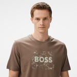 Boss Logospace Erkek Bej T-Shirt