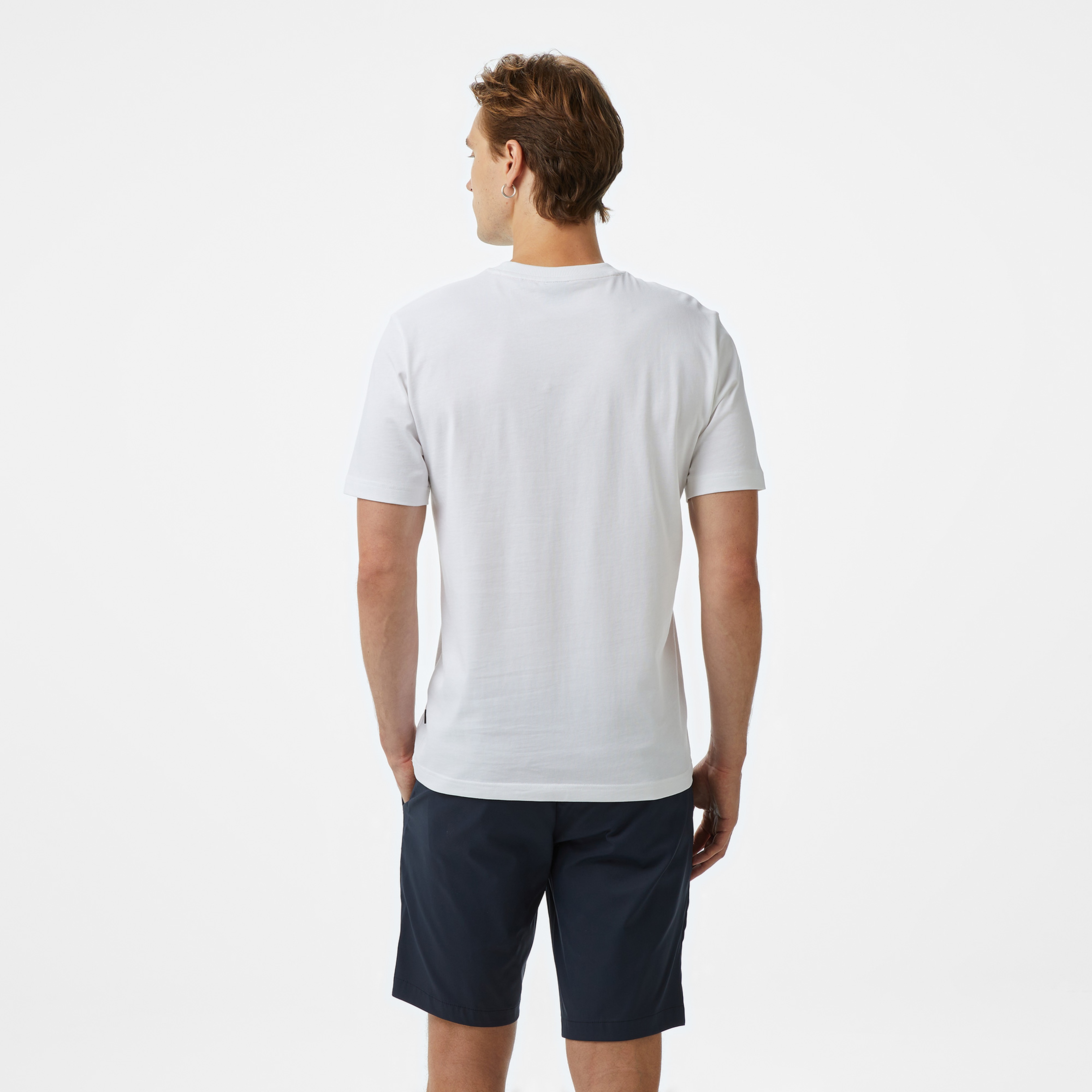 BOSS Logospace Erkek Beyaz T-Shirt