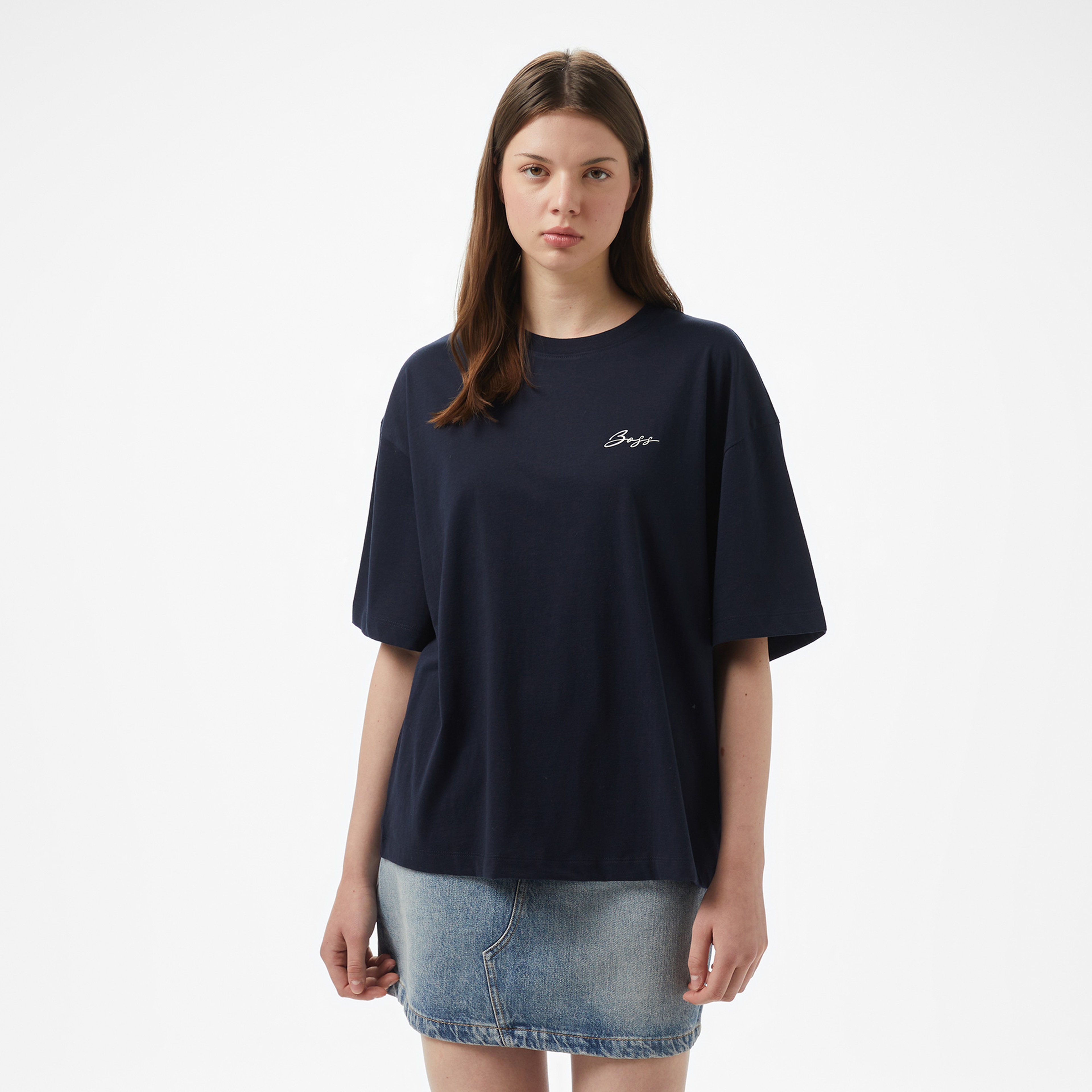 Boss C Eboyfriend 4 Kadın Lacivert T-Shirt