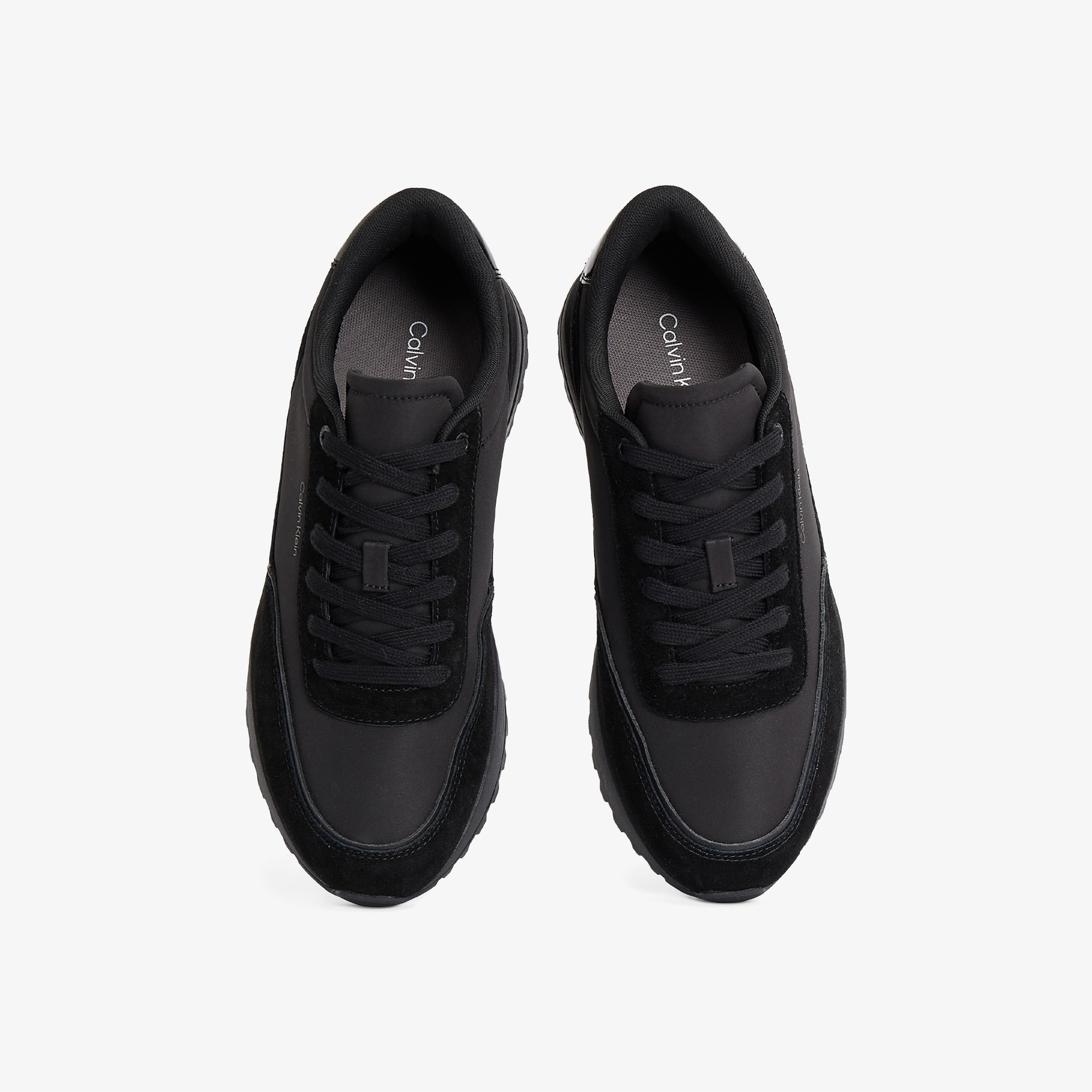 Calvin Klein Low Top Lace Up Repreve Mix Erkek Siyah Sneaker