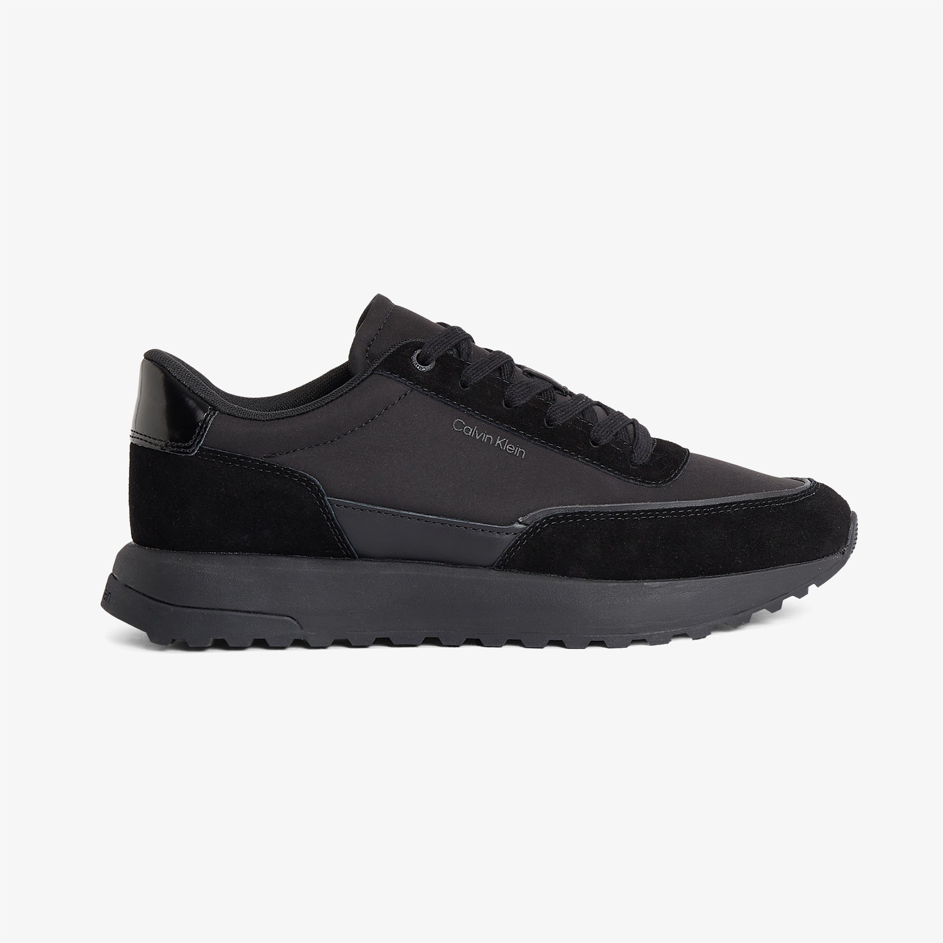 Calvin Klein Low Top Lace Up Repreve Mix Erkek Siyah Sneaker