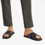 Calvin Klein Criss Cross Erkek Siyah Terlik