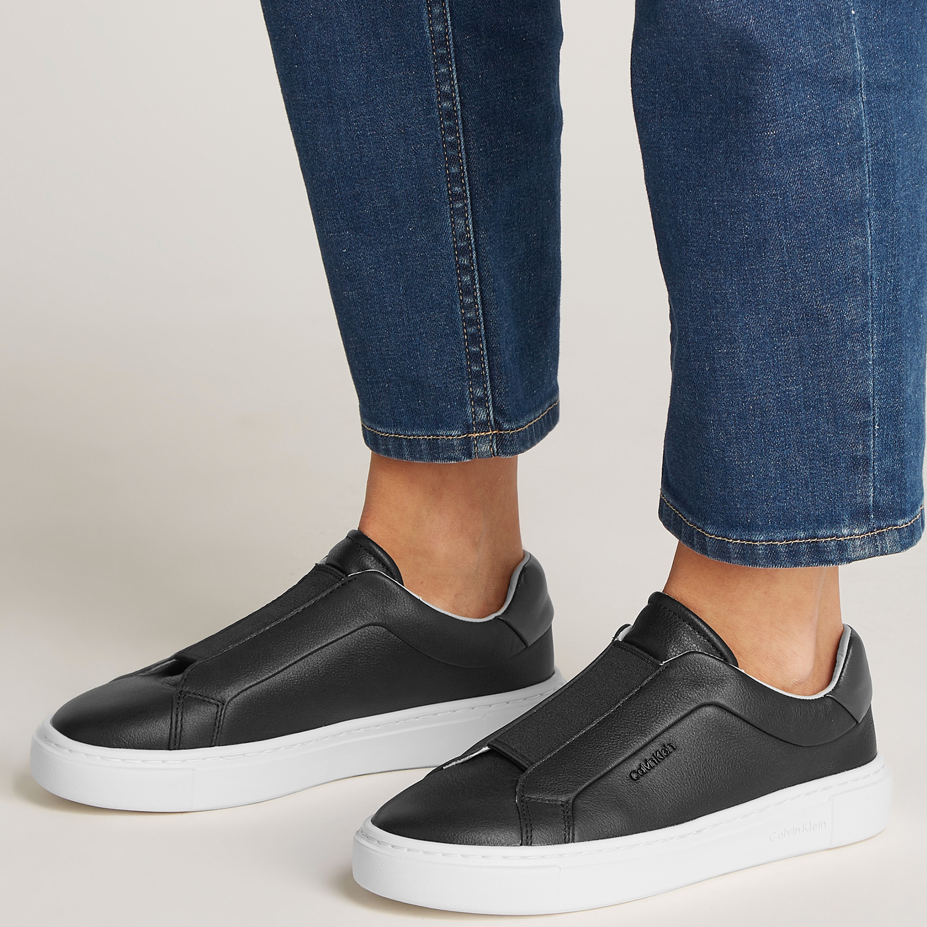 Calvin Klein Cupsole Slip On Kadın Siyah Sneaker