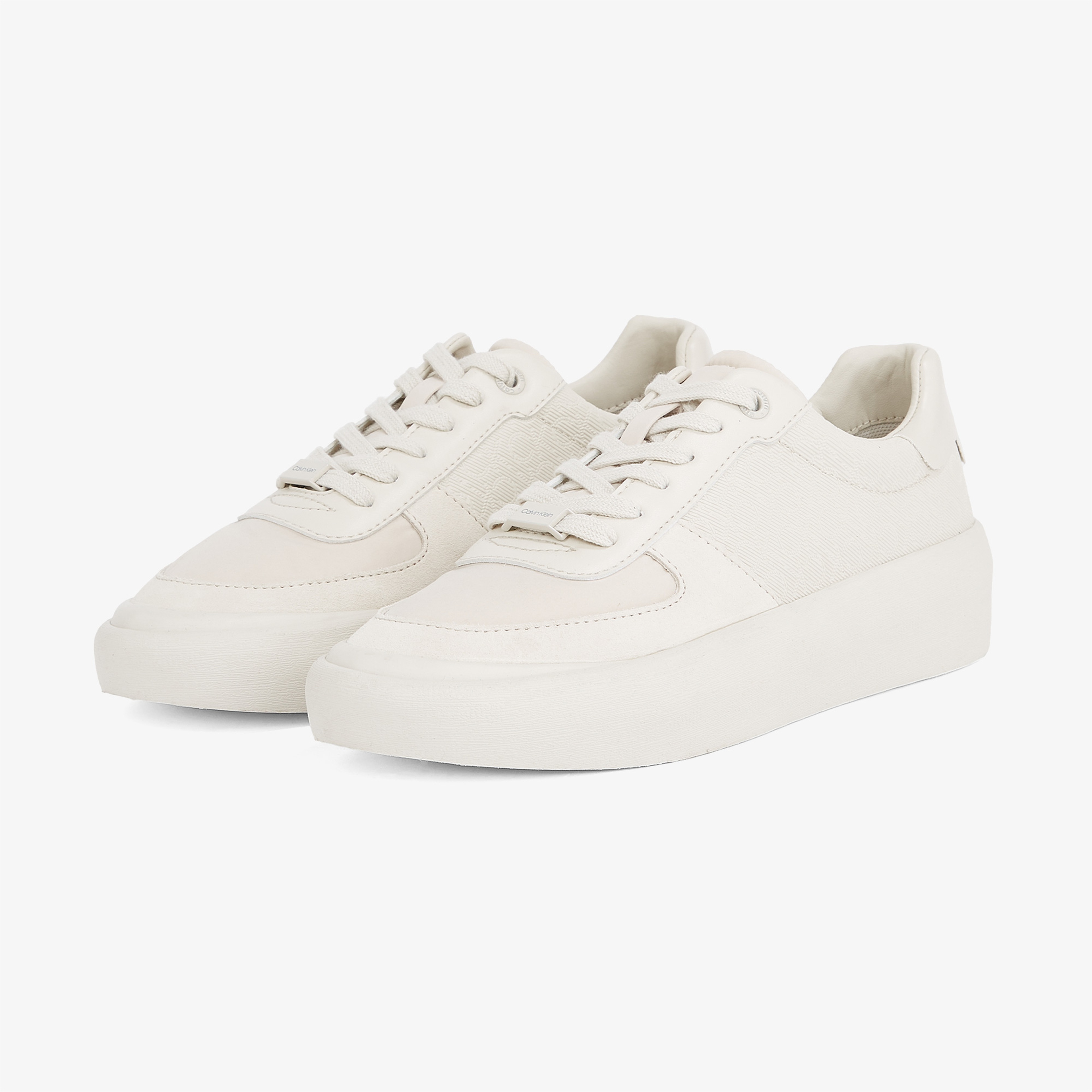 Calvin Klein Kadın Krem Sneaker