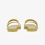 Calvin Klein Double Bar Slide - Jelly Kadın Yeşil Terlik