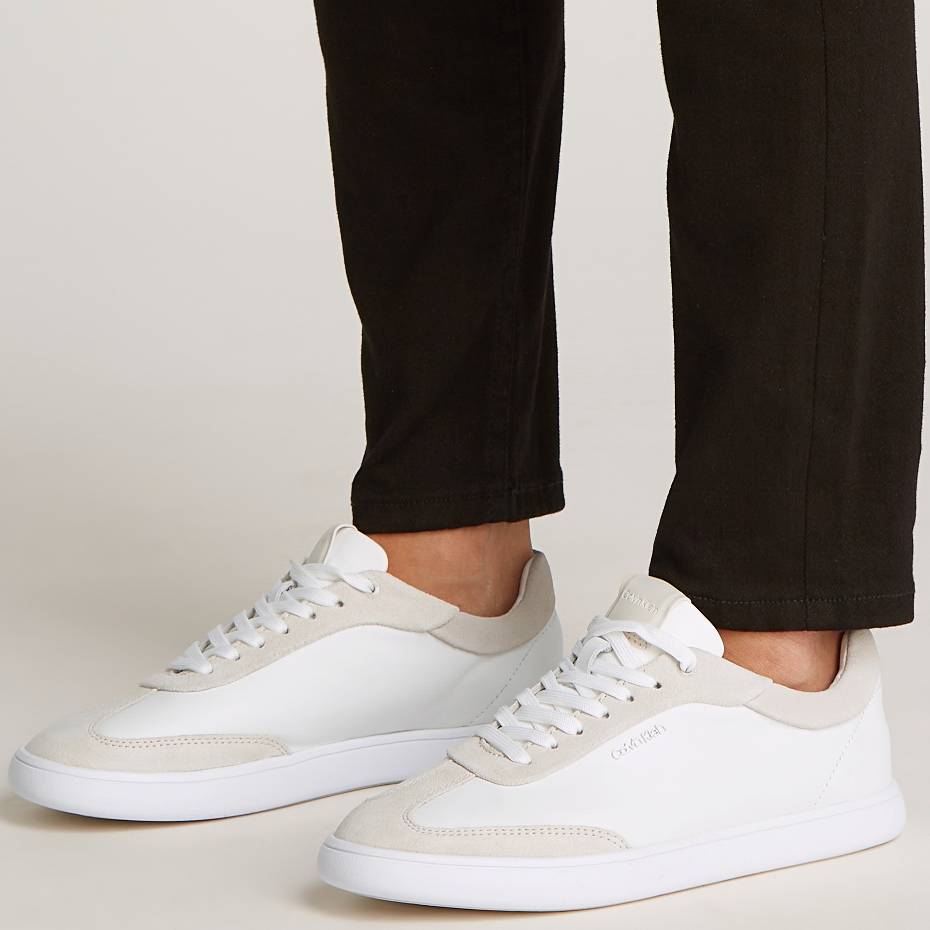 Calvin Klein Cupsole Lace Up - Sue Mix Kadın Beyaz Sneaker