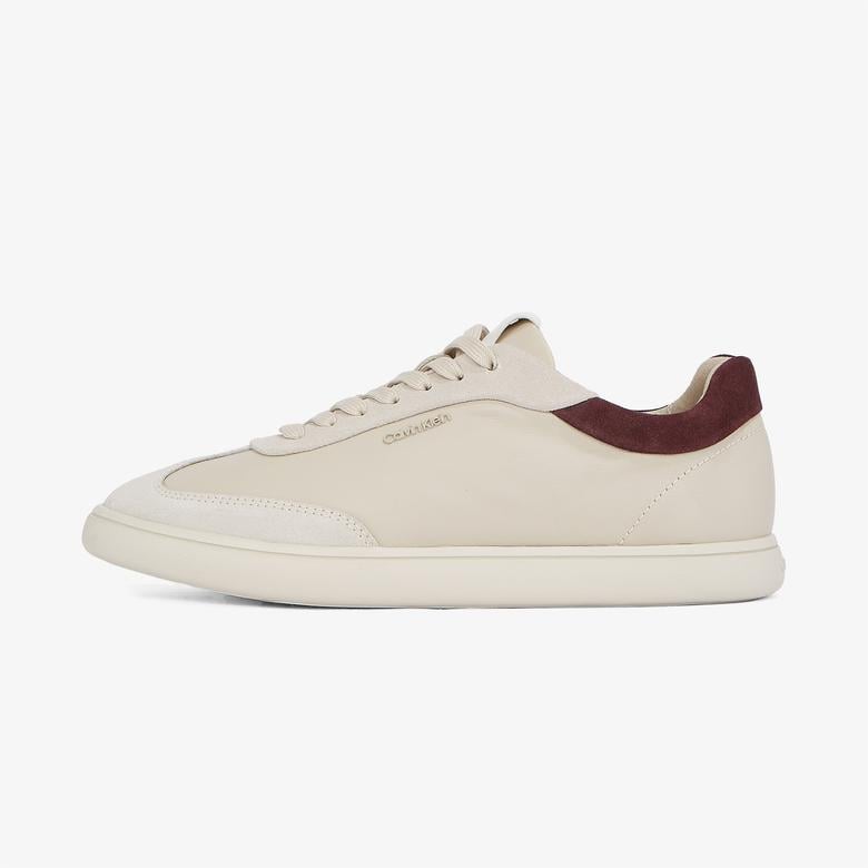 Calvin Klein Cupsole Lace Up Sue Mix Kadın Bej Sneaker