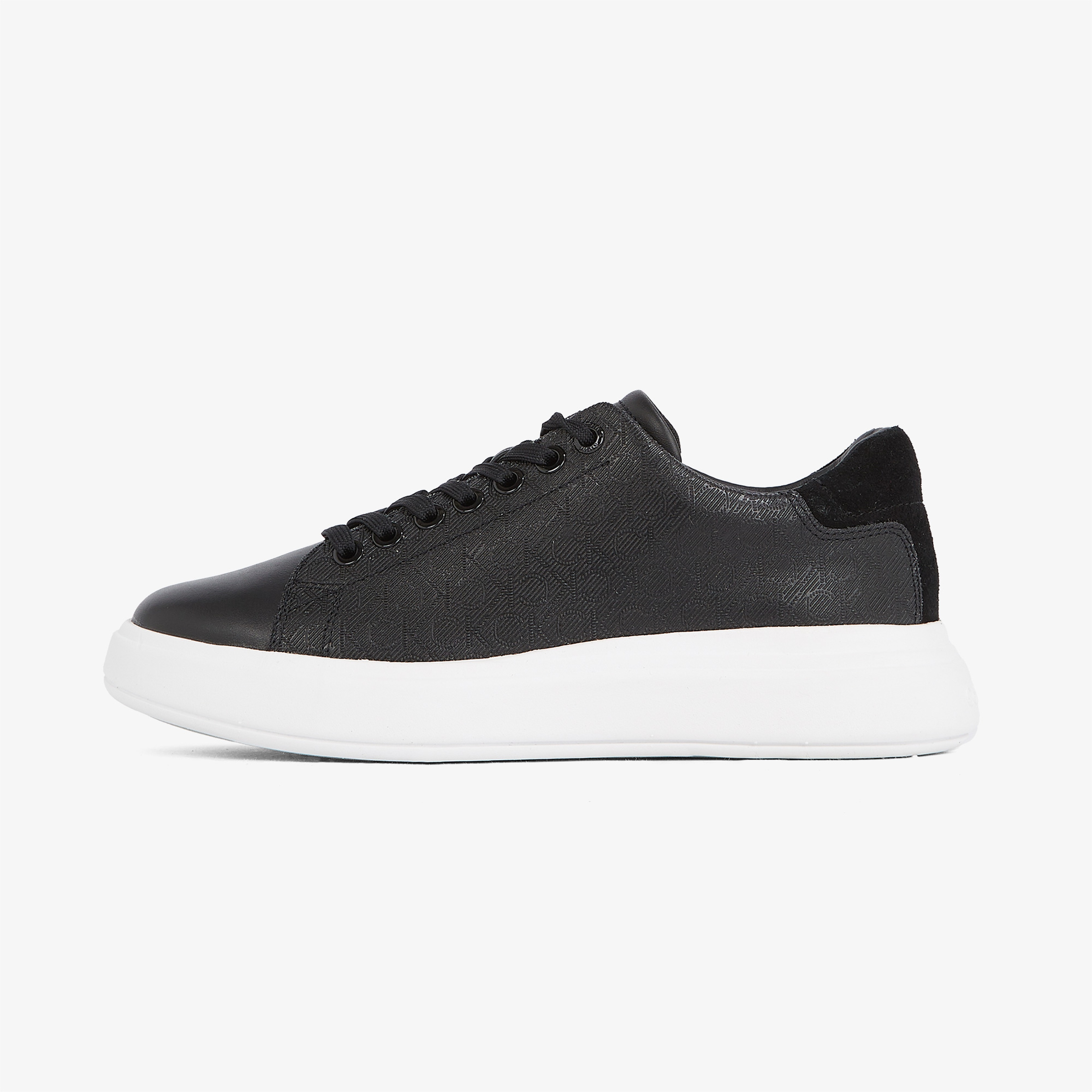 Calvin Klein Cupsole Lace Up Mono Kadın Siyah Sneaker