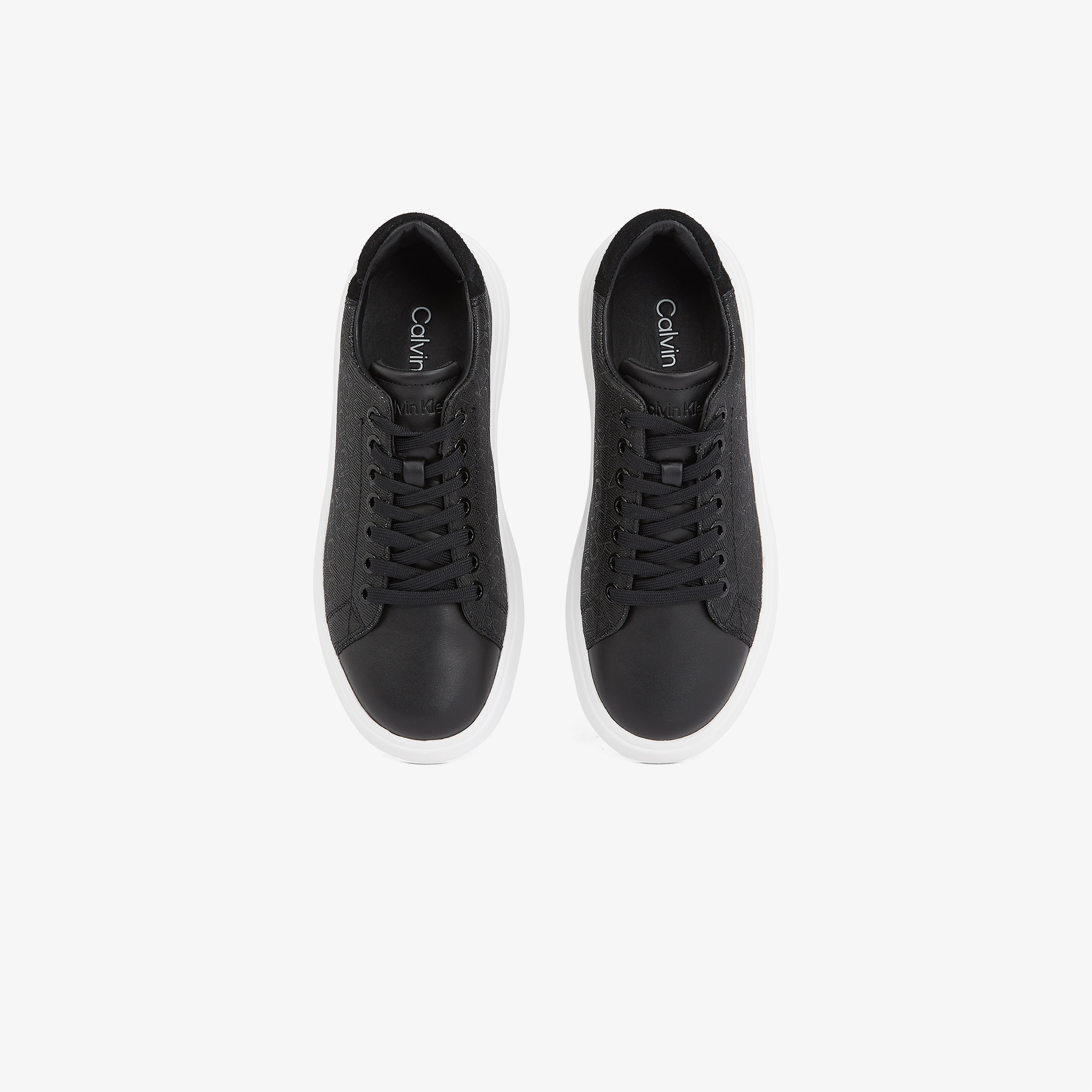 Calvin Klein Cupsole Lace Up Mono Kadın Siyah Sneaker