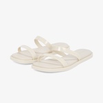 Calvin Klein Double Bar Slide Jelly Kadın Bej Terlik