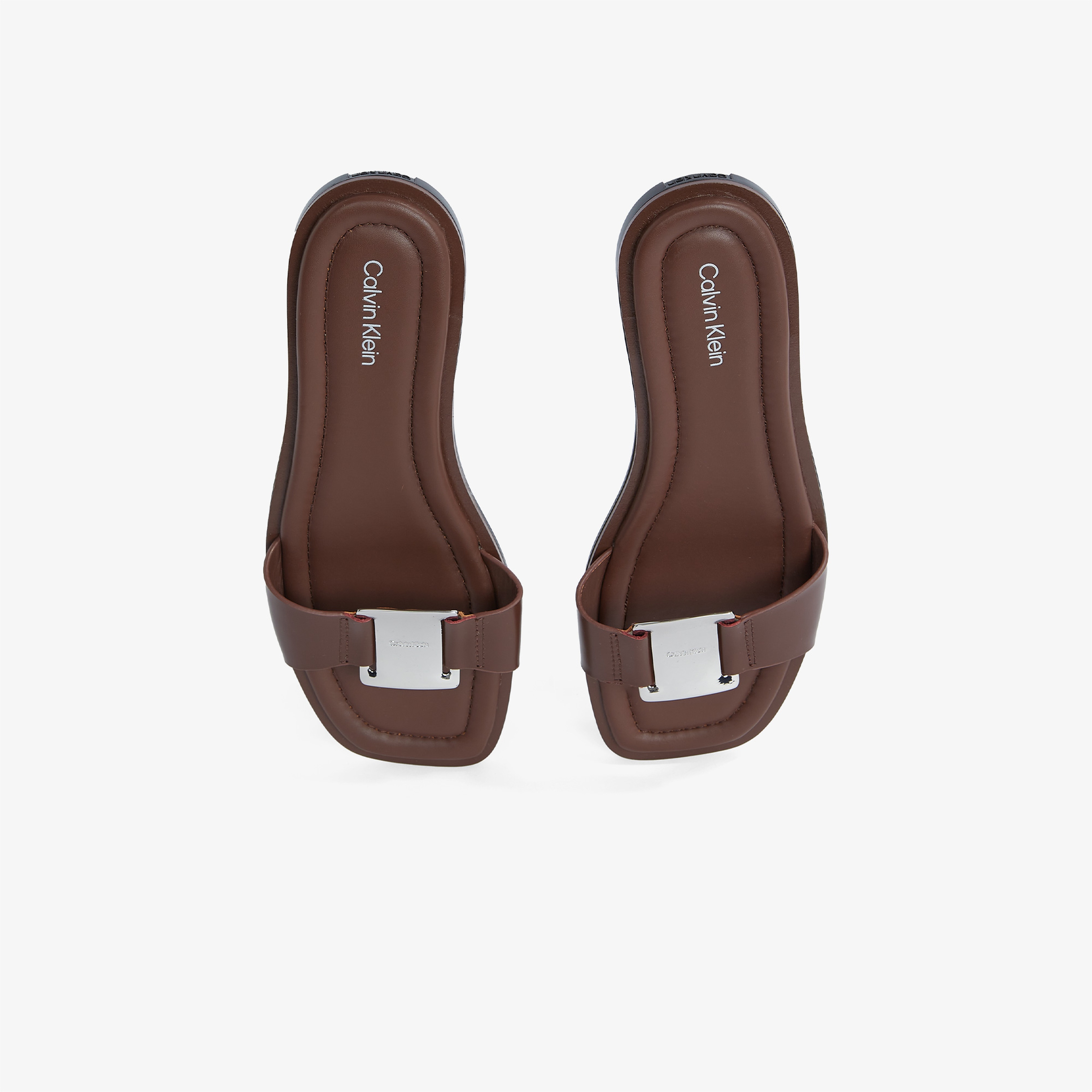 Calvin Klein Kadın Kahverengi Terlik