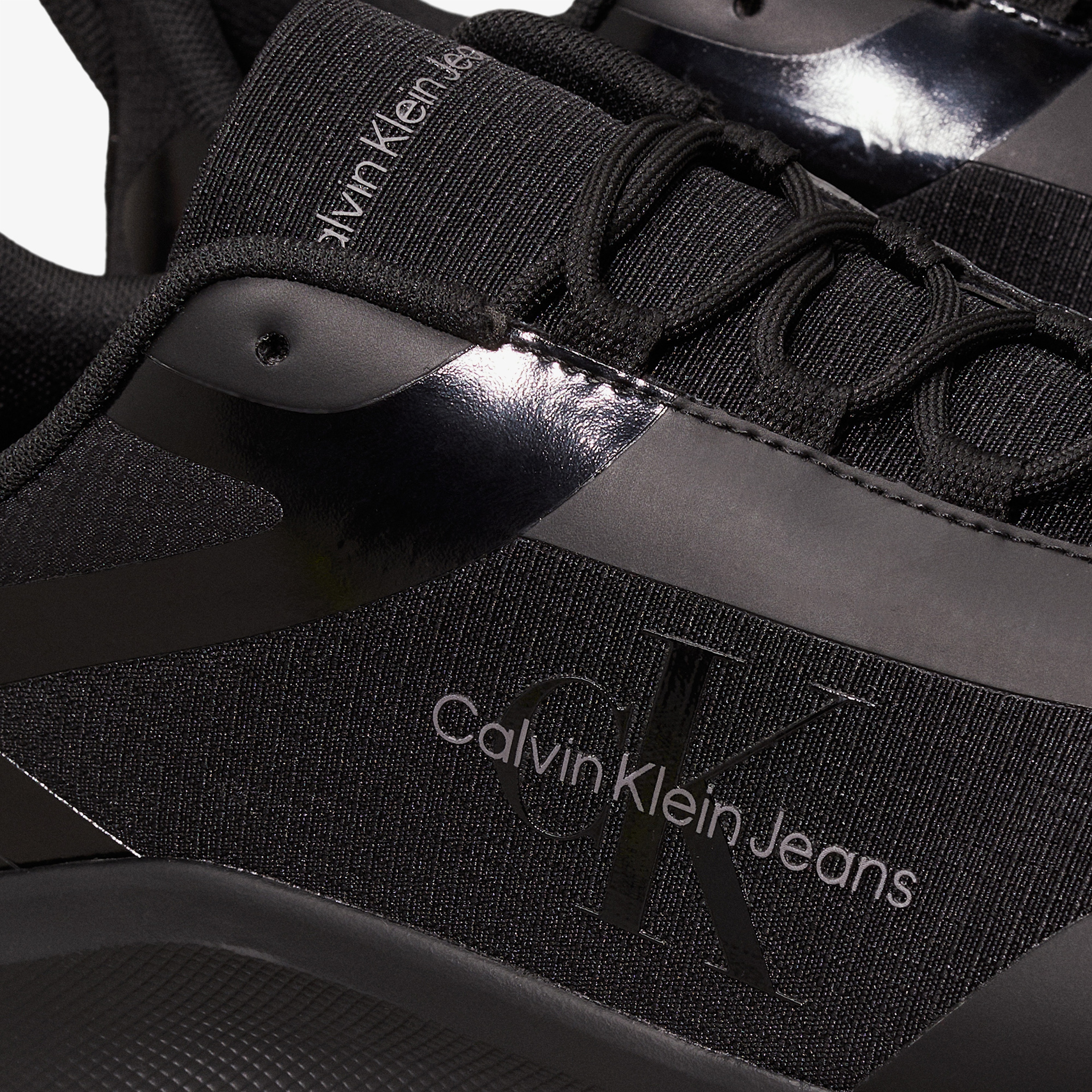 Calvin Klein Eva Runner Low Lace Ml Erkek Siyah Sneaker