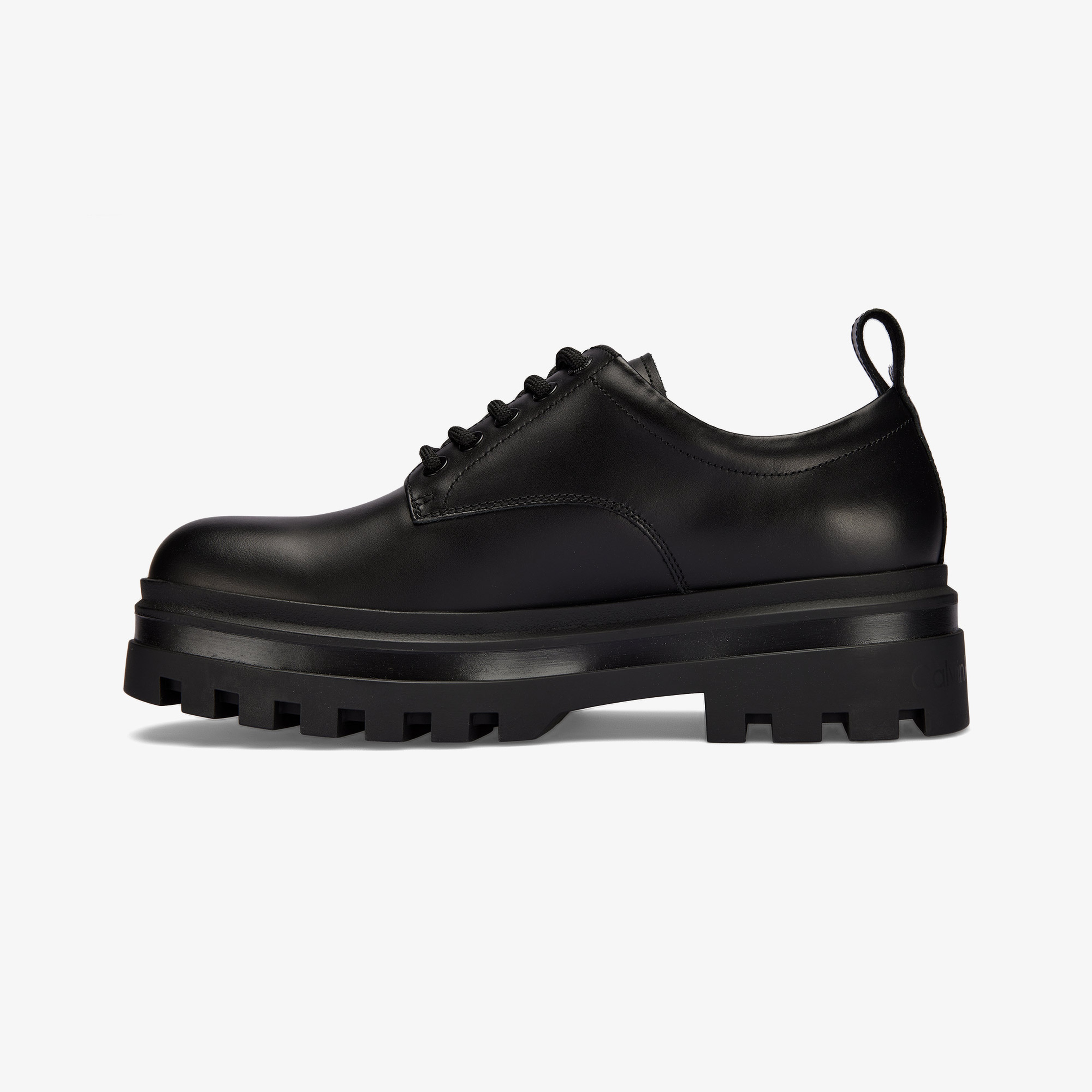 Calvin Klein Jeans Lugged Derby Shoe Erkek Siyah Klasik Ayakkabı