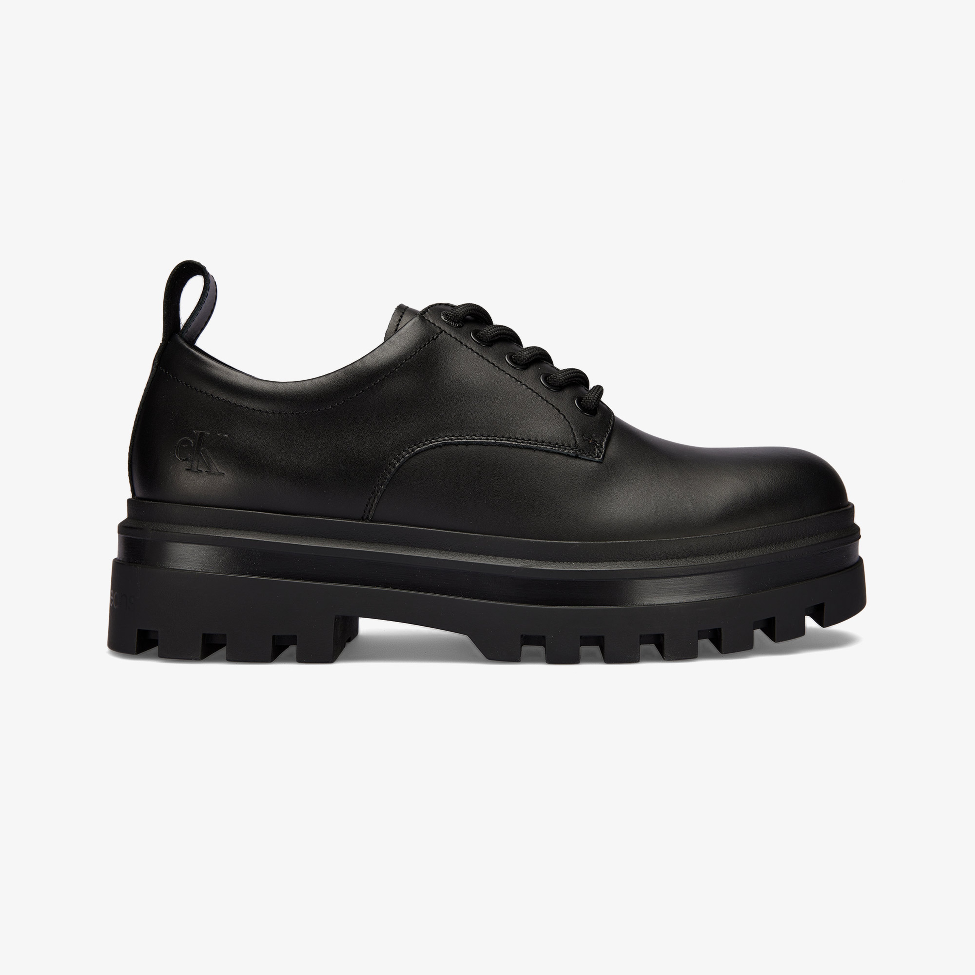 Calvin Klein Jeans Lugged Derby Shoe Erkek Siyah Klasik Ayakkabı