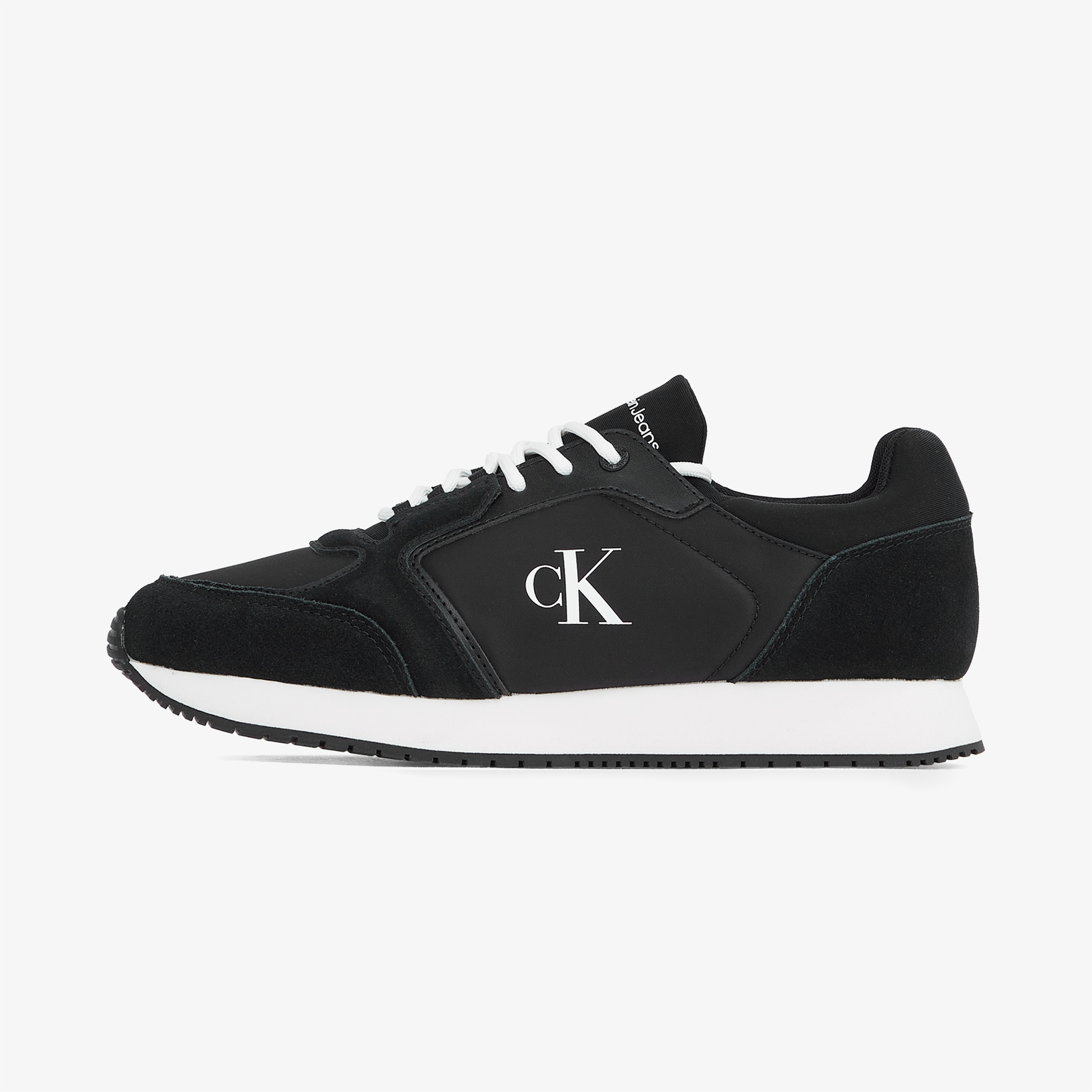 Calvin Klein Runner Sock Laceup Erkek Siyah Sneaker
