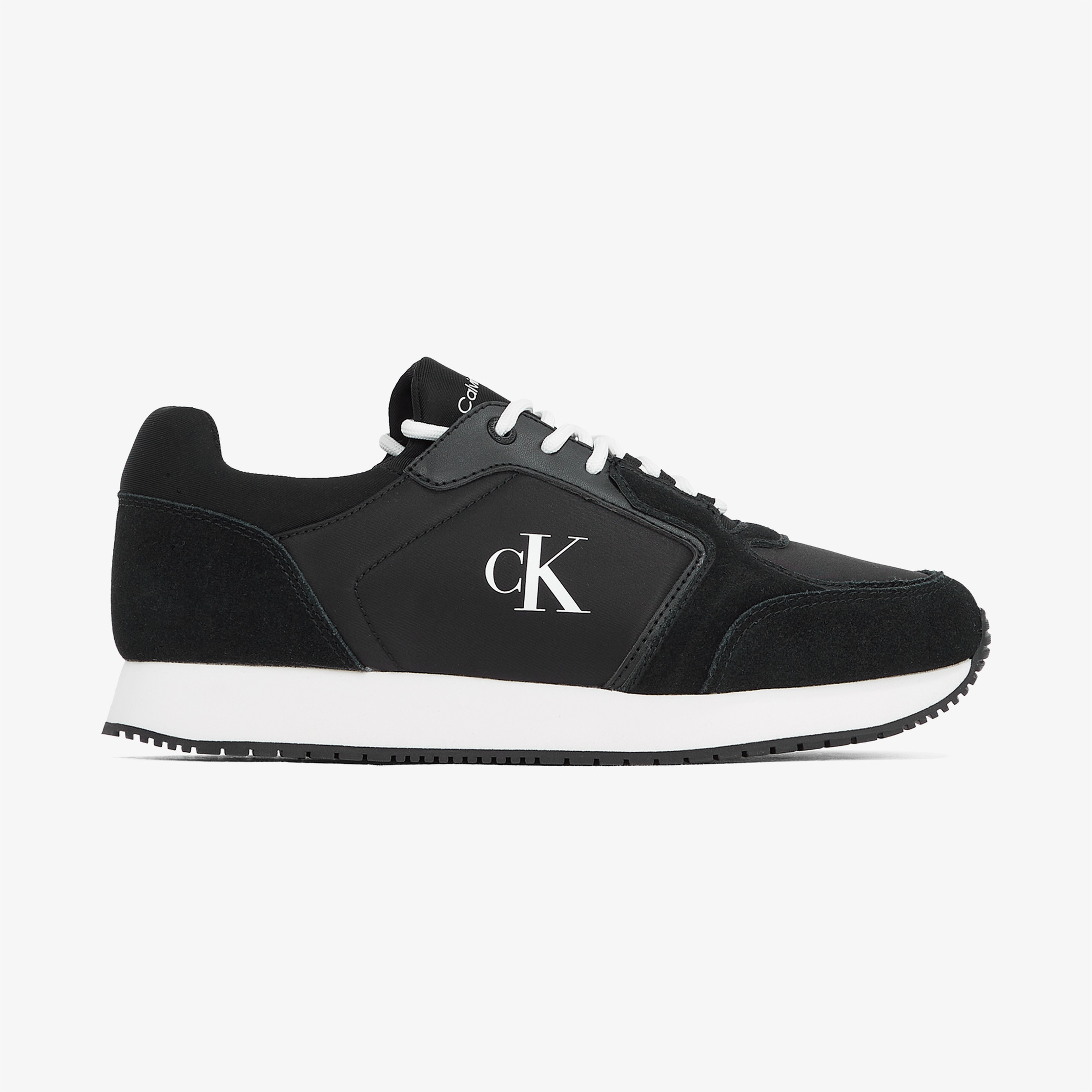 Calvin Klein Runner Sock Laceup Erkek Siyah Sneaker