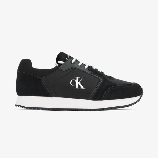 Calvin Klein Runner Sock Laceup Erkek Siyah Sneaker