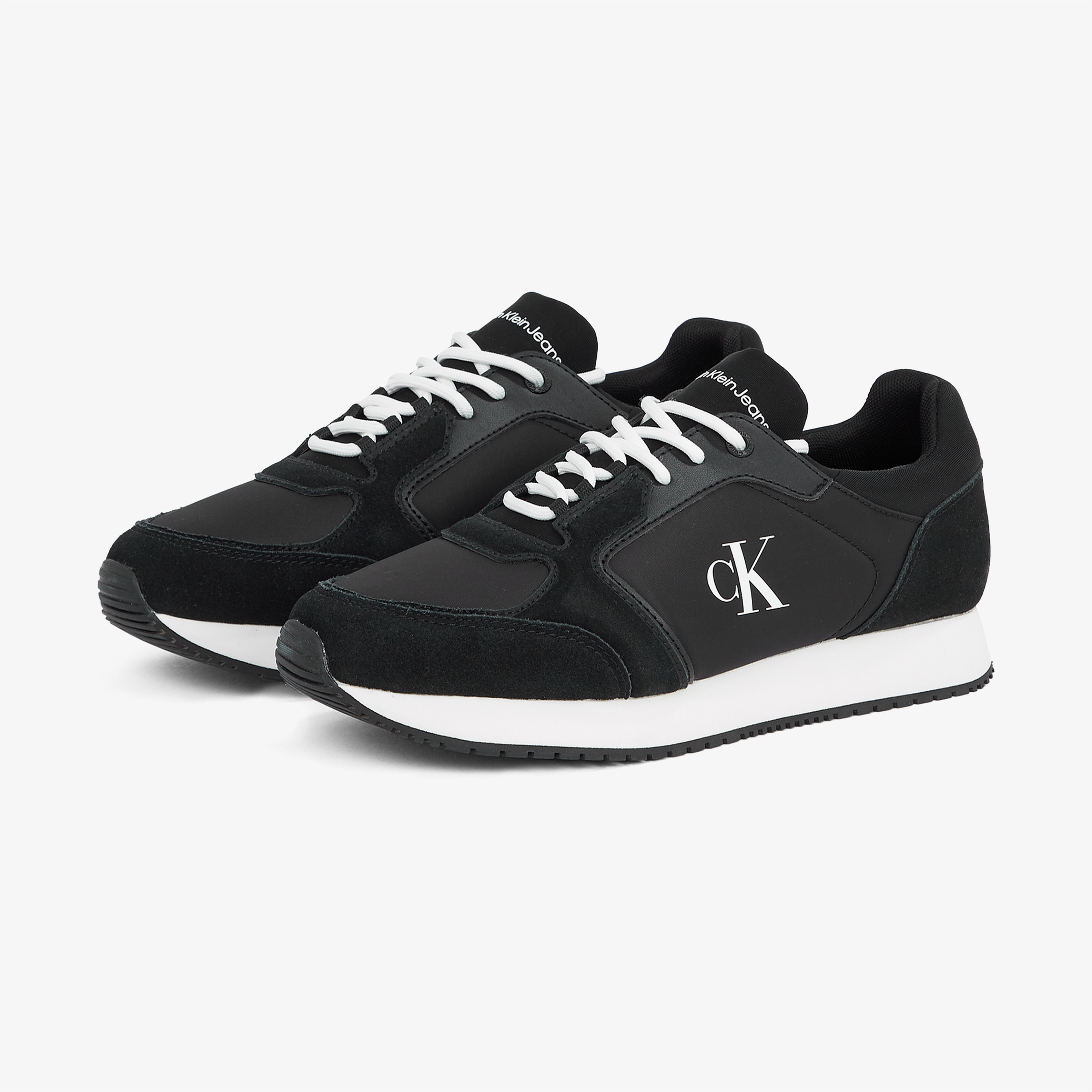 Calvin Klein Runner Sock Laceup Erkek Siyah Sneaker