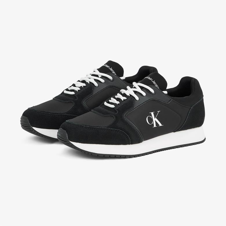 Calvin Klein Runner Sock Laceup Erkek Siyah Sneaker