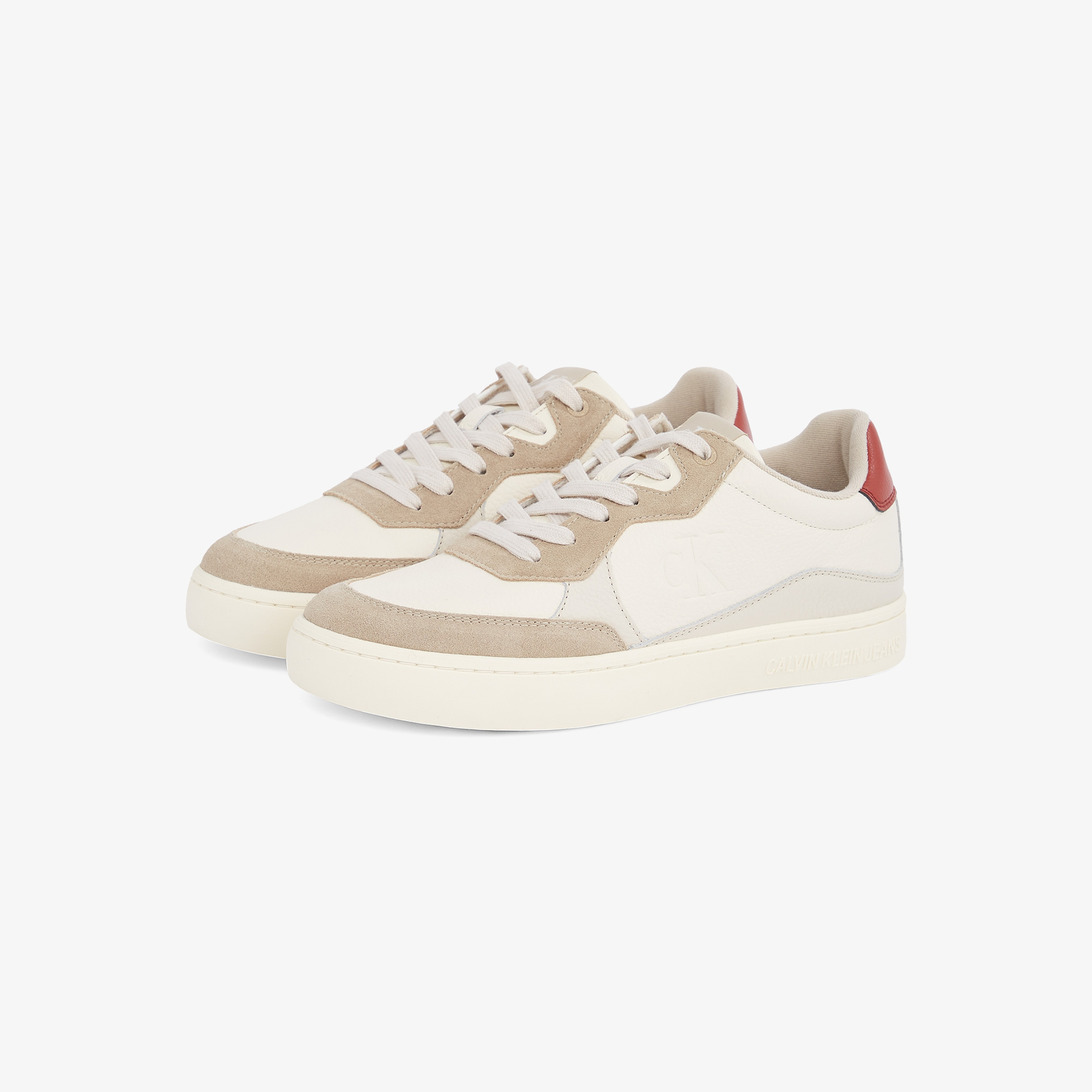 Calvin Klein Classic Cupsole Mg Wmm Erkek Krem Sneaker