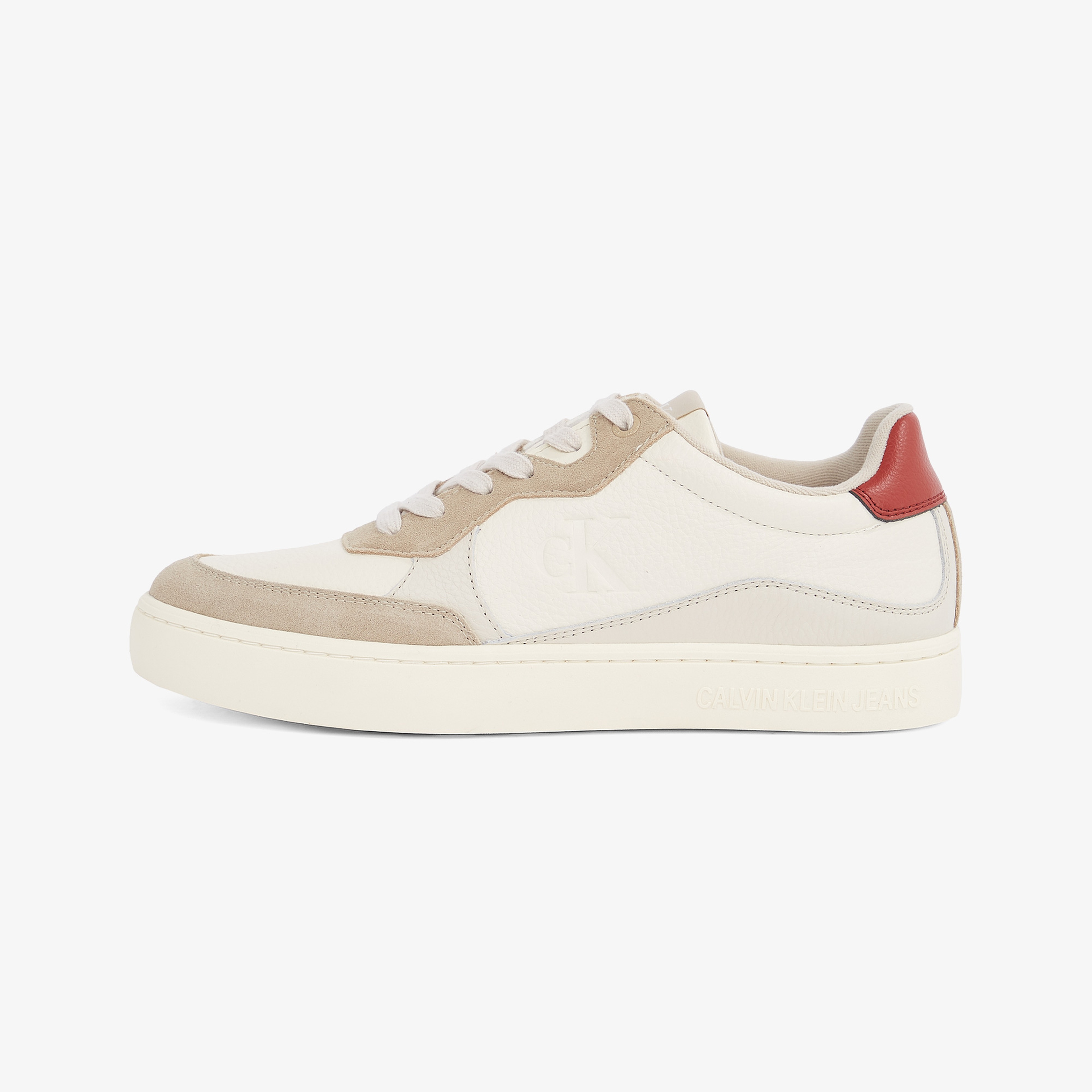 Calvin Klein Classic Cupsole Mg Wmm Erkek Krem Sneaker