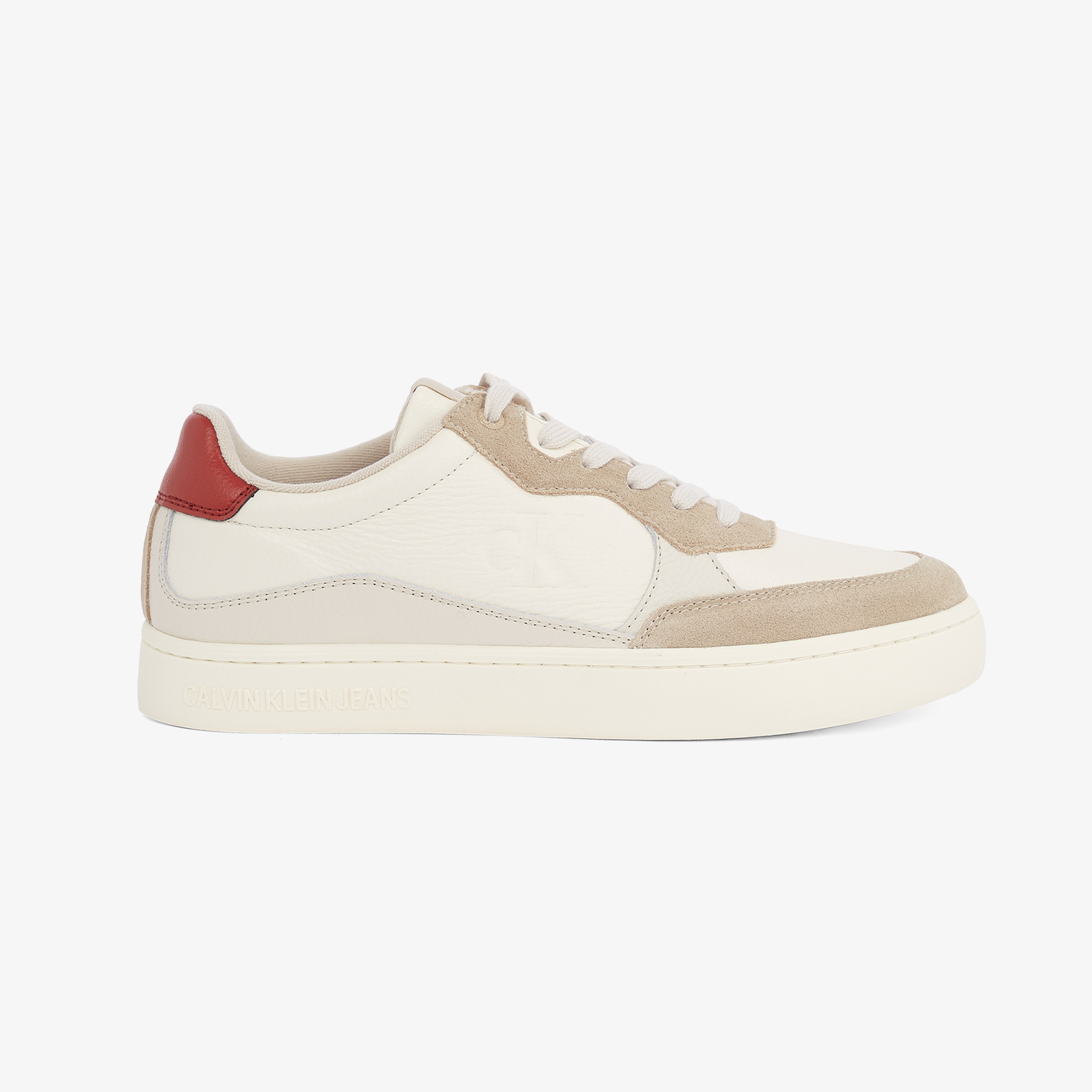 Calvin Klein Classic Cupsole Mg Wmm Erkek Krem Sneaker