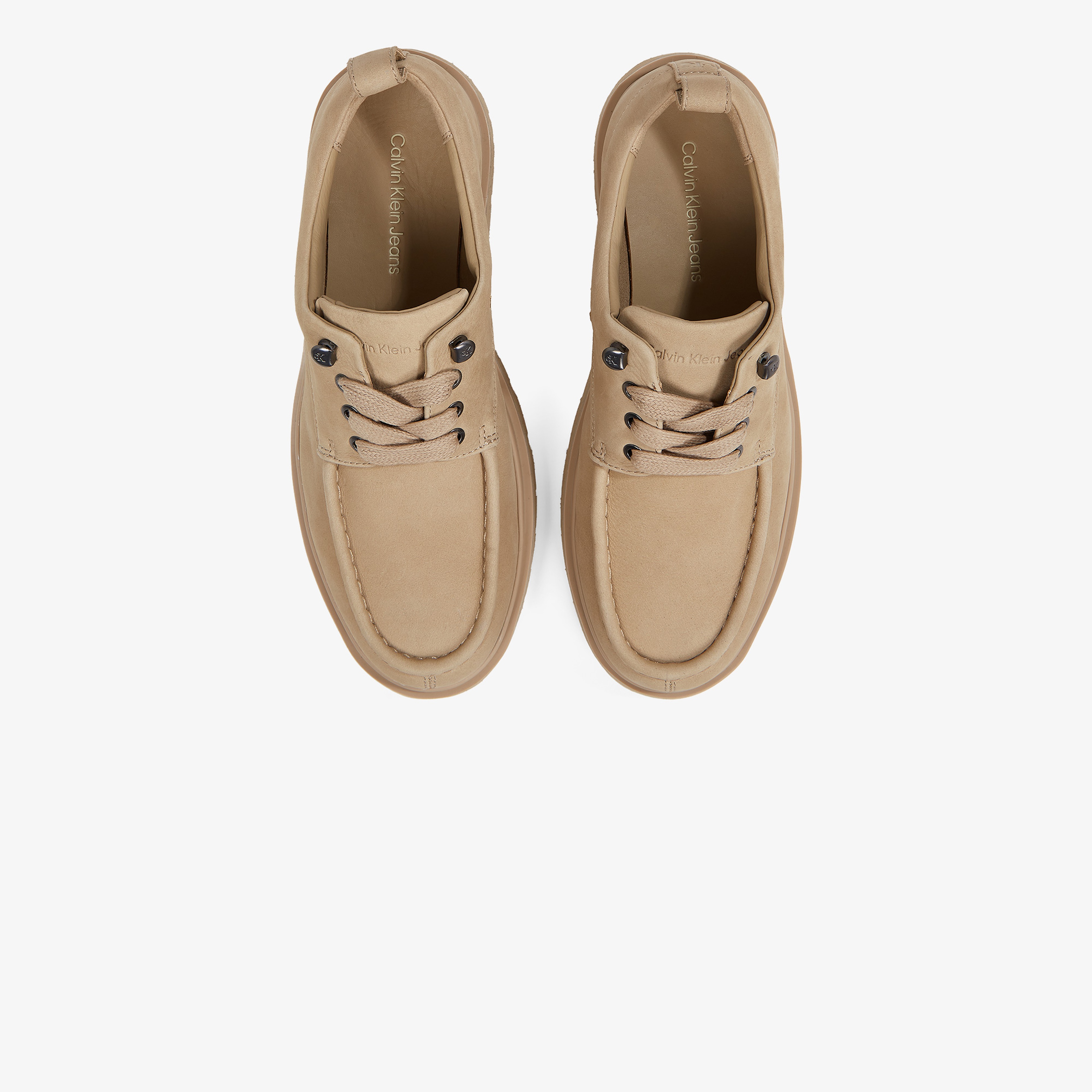 Calvin Klein Eva Apron Laceup Erkek Bej Günlük Ayakkabı