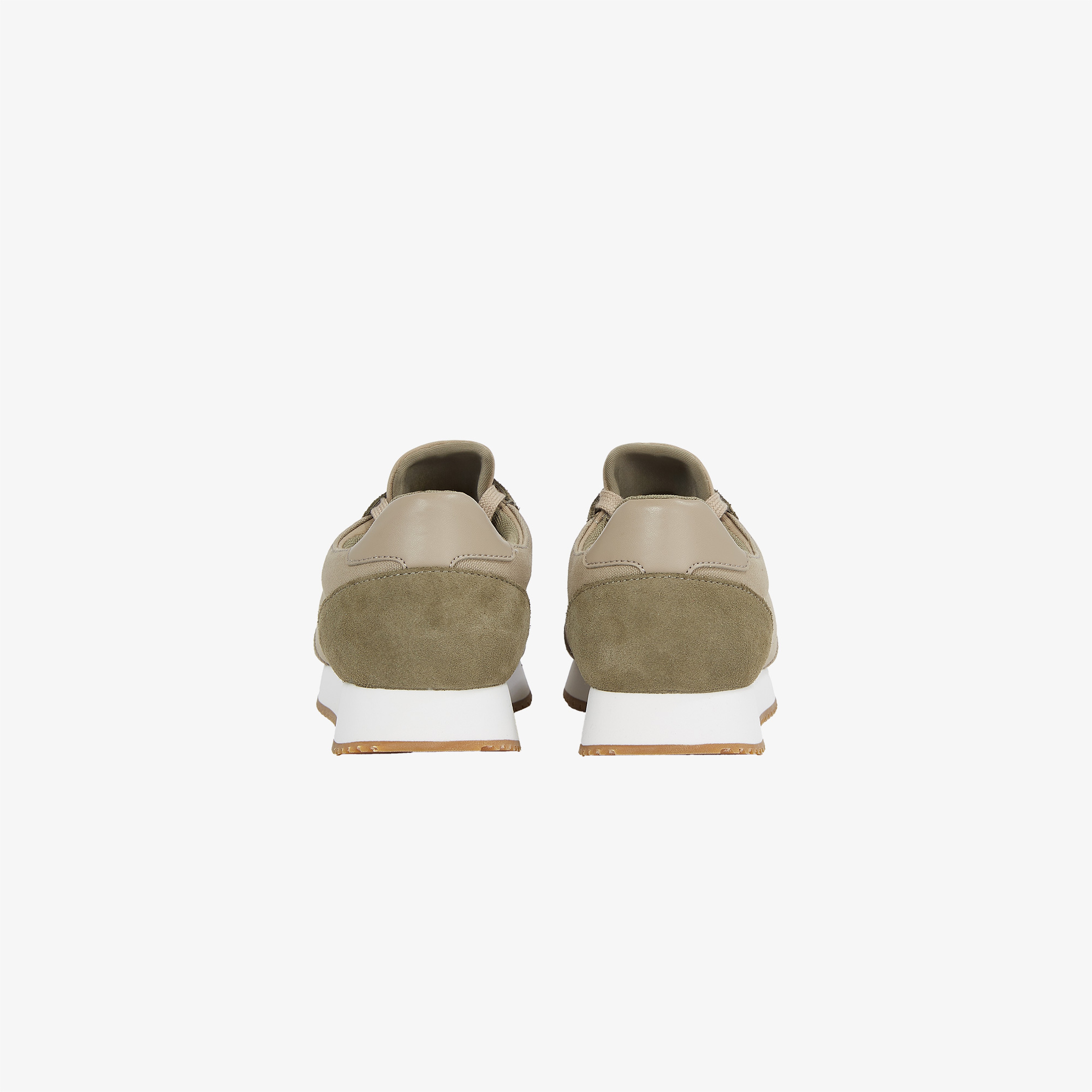 Calvin Klein Runner Sock Laceup Canvas Erkek Yeşil Sneaker