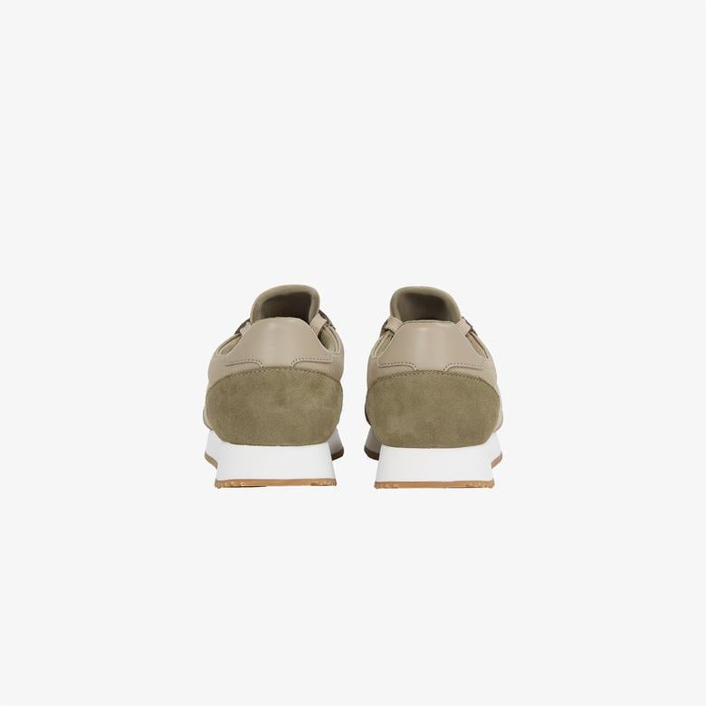 Calvin Klein Runner Sock Laceup Canvas Erkek Yeşil Sneaker