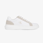 Calvin Klein Chunky Cupsole Canvas Erkek Krem Sneaker