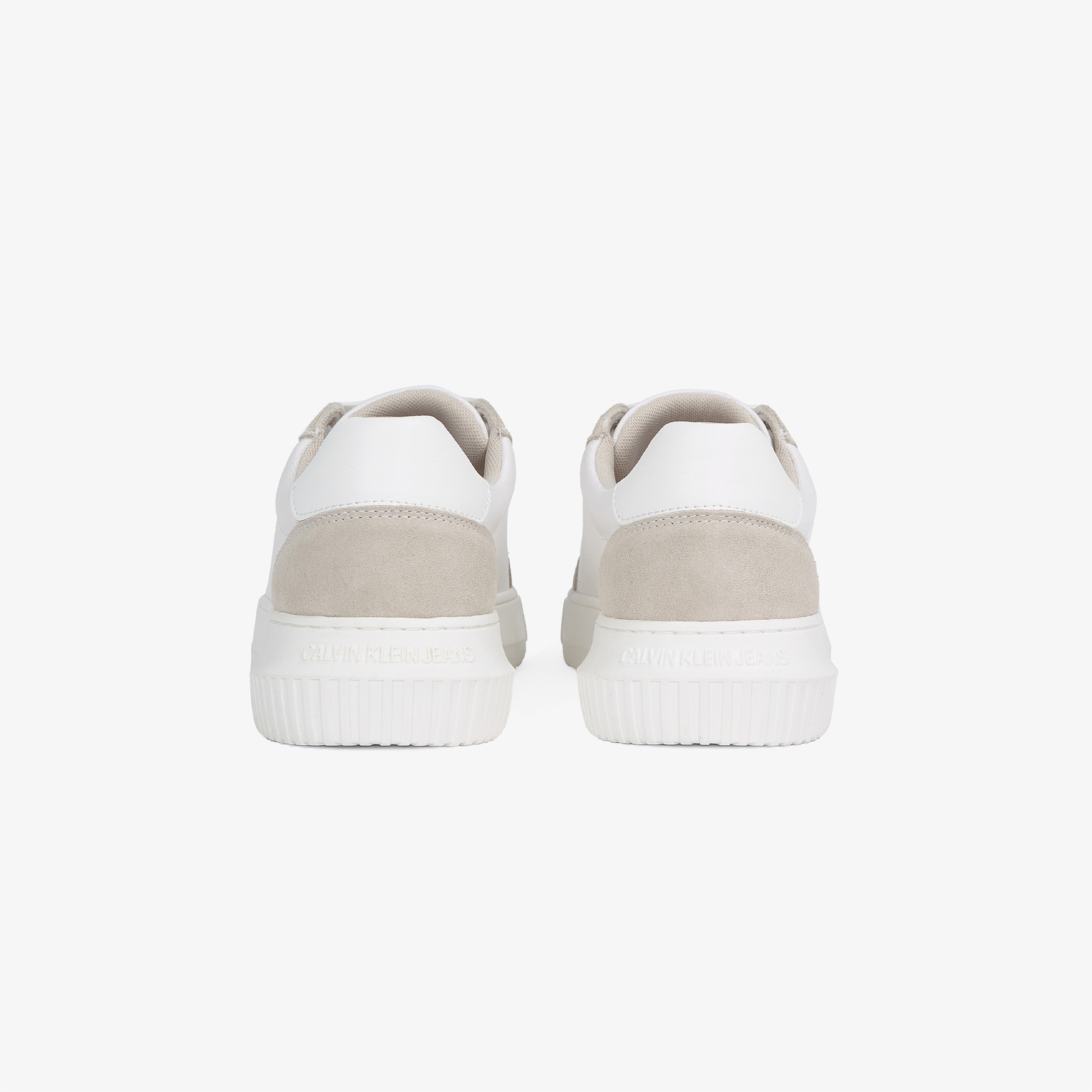 Calvin Klein Chunky Cupsole Canvas Erkek Krem Sneaker