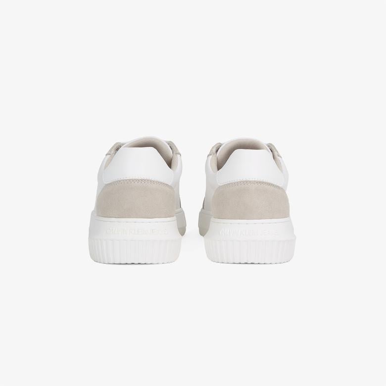Calvin Klein Chunky Cupsole Canvas Erkek Krem Sneaker