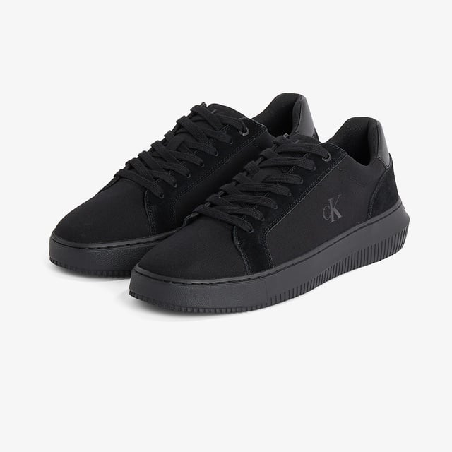 Calvin Klein Chunky Cupsole Canvas Erkek Siyah Sneaker - Görsel 3