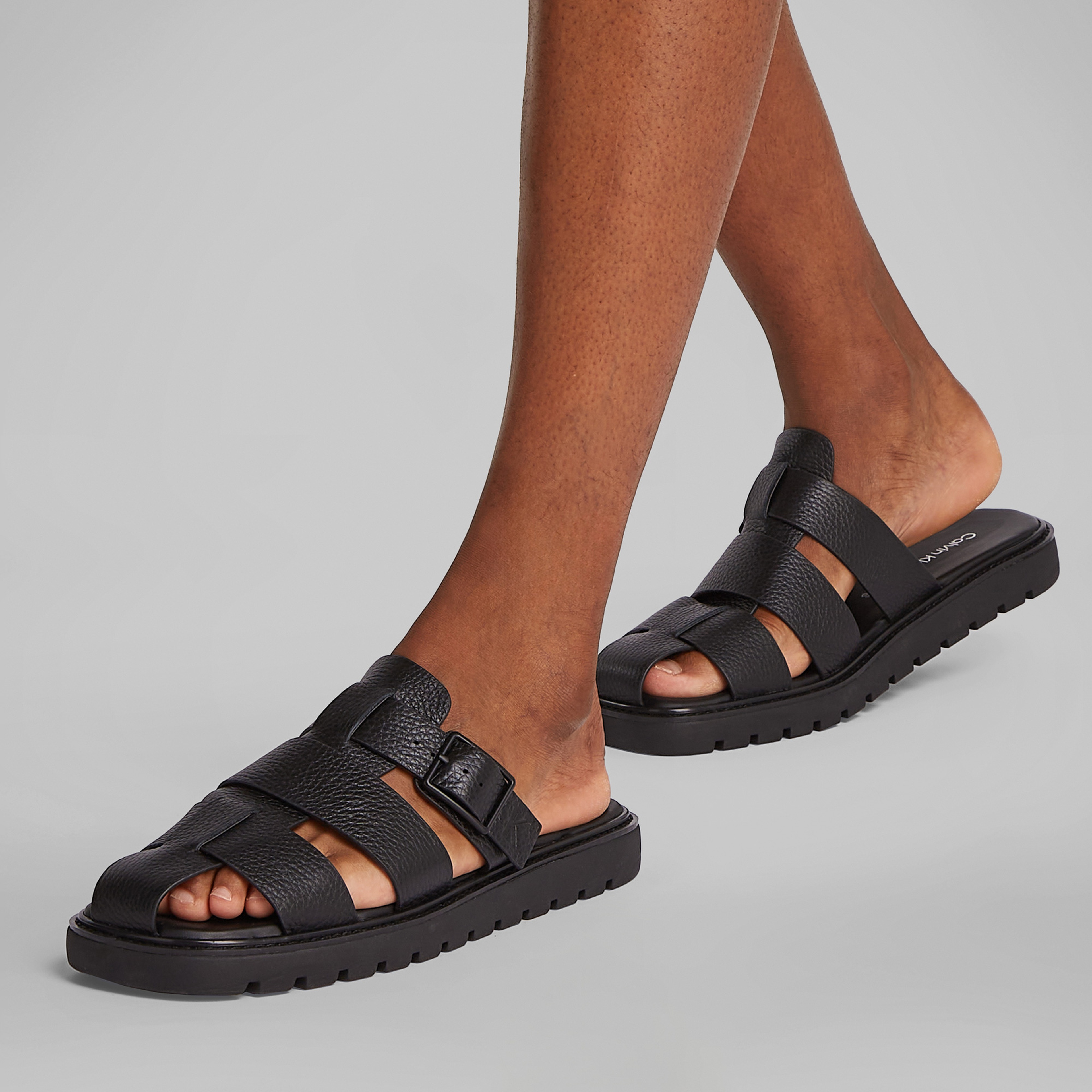 Calvin Klein Molded Erkek Siyah Sandalet