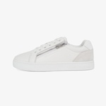 Calvin Klein Classic Cupsole Zip Low Erkek Beyaz Sneaker