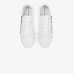 Calvin Klein Classic Cupsole Zip Low Erkek Beyaz Sneaker