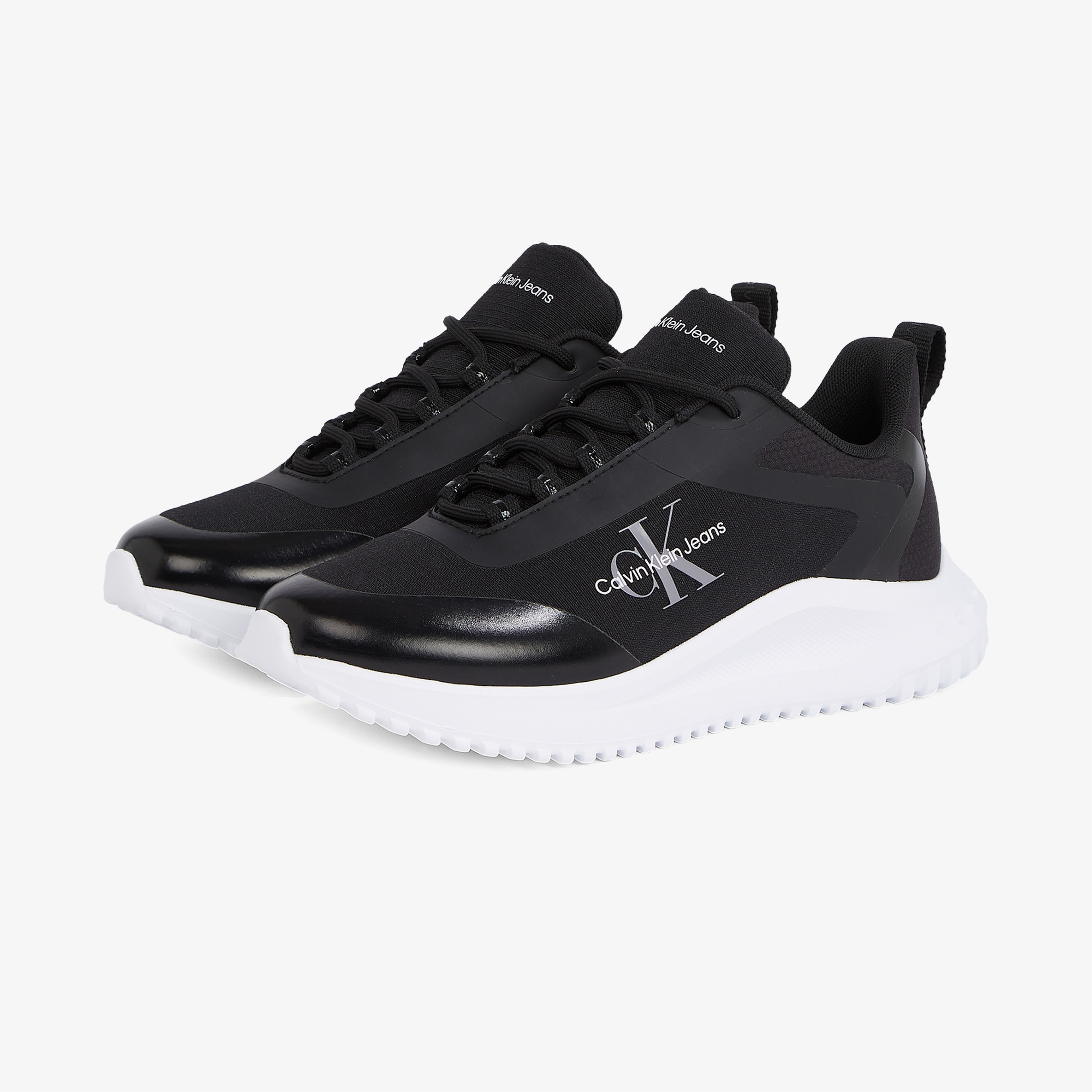 Calvin Klein Eva Runner Low Lace Mix Kadın Siyah Sneaker