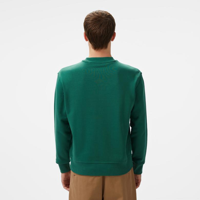 Boss We Basic Crew Erkek Yeşil Sweatshirt