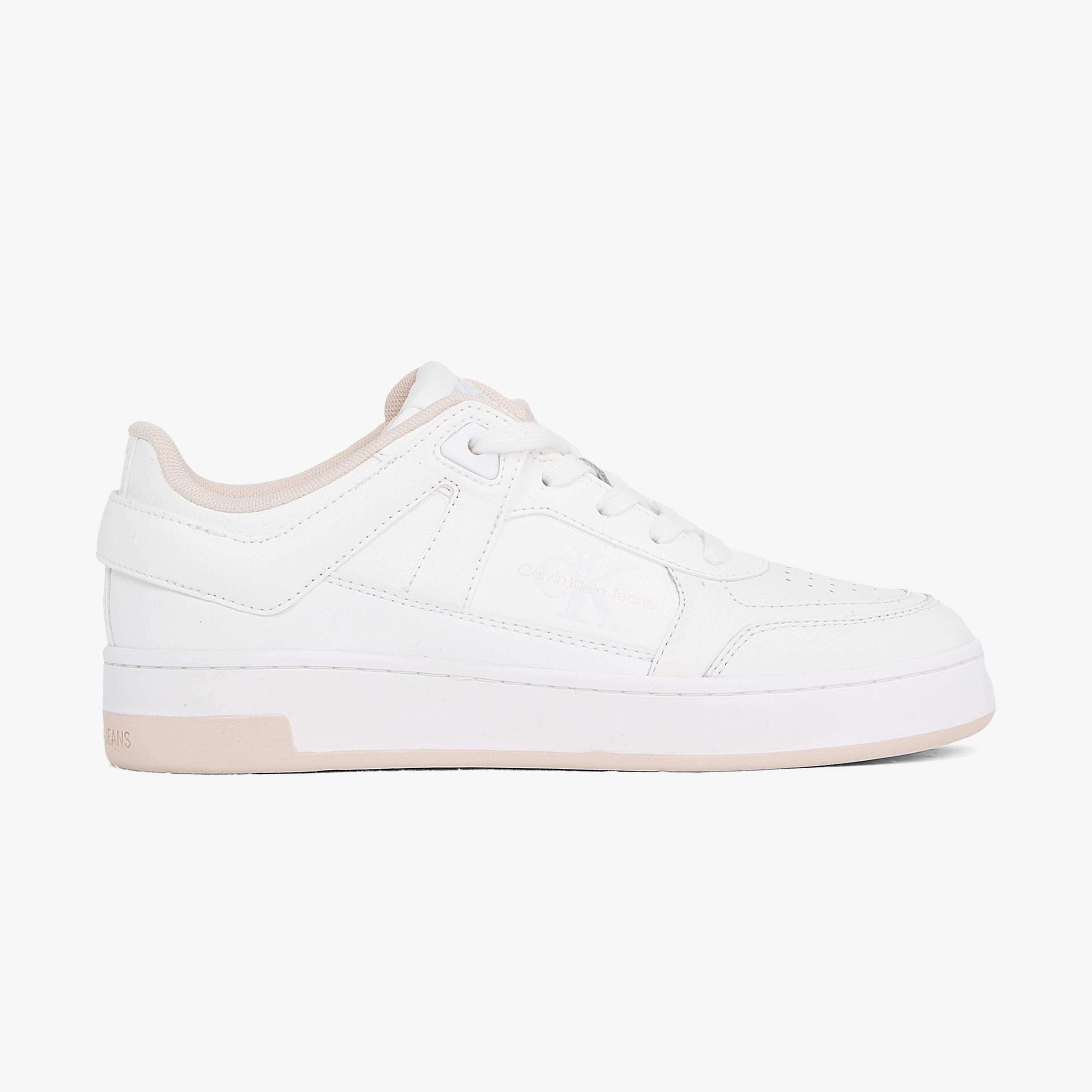 Calvin Klein Basket Cupsole Low Mix Kadın Beyaz Sneaker