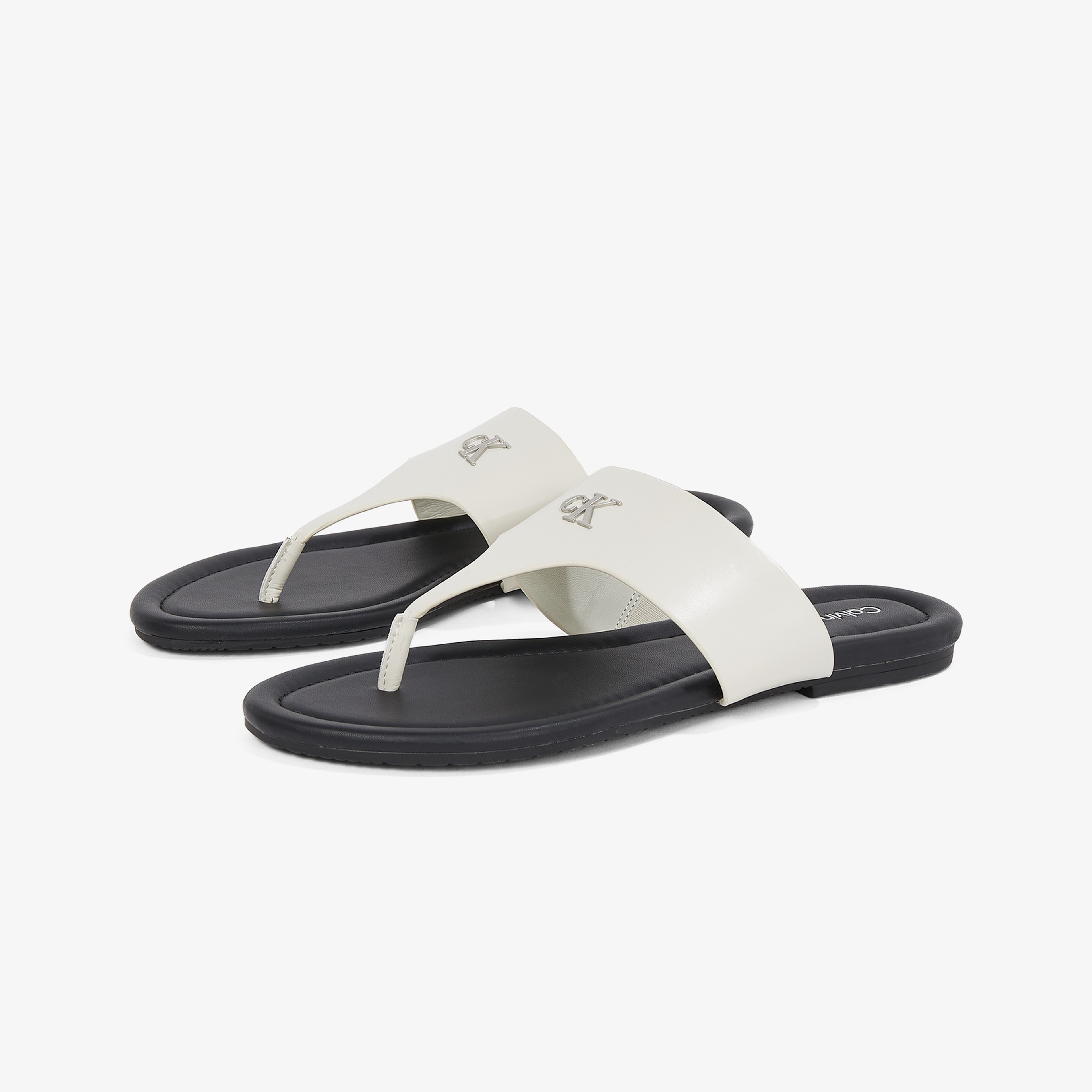 Calvin Klein Kadın Beyaz Terlik