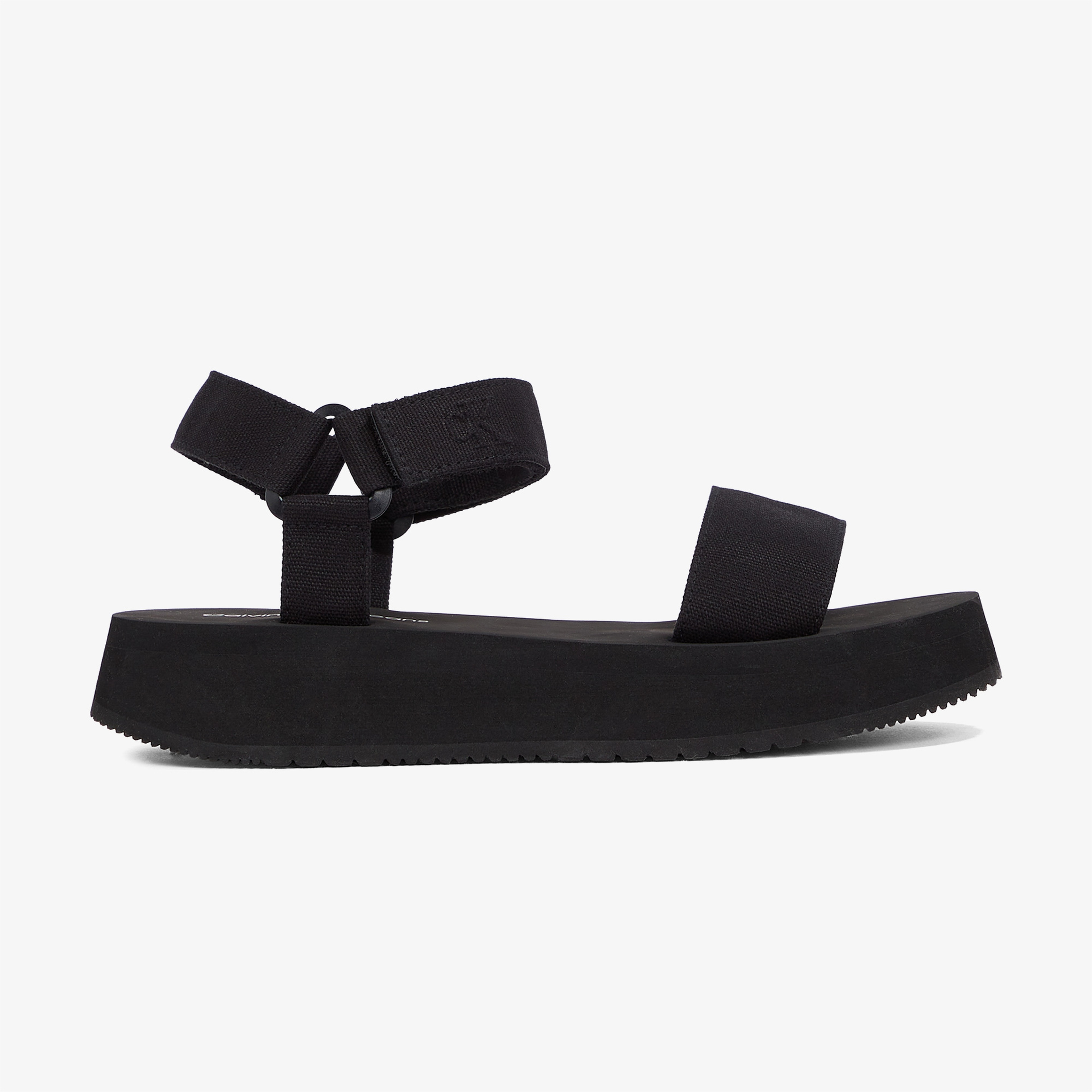 Calvin Klein Velcro Webbing Kadın Siyah Sandalet