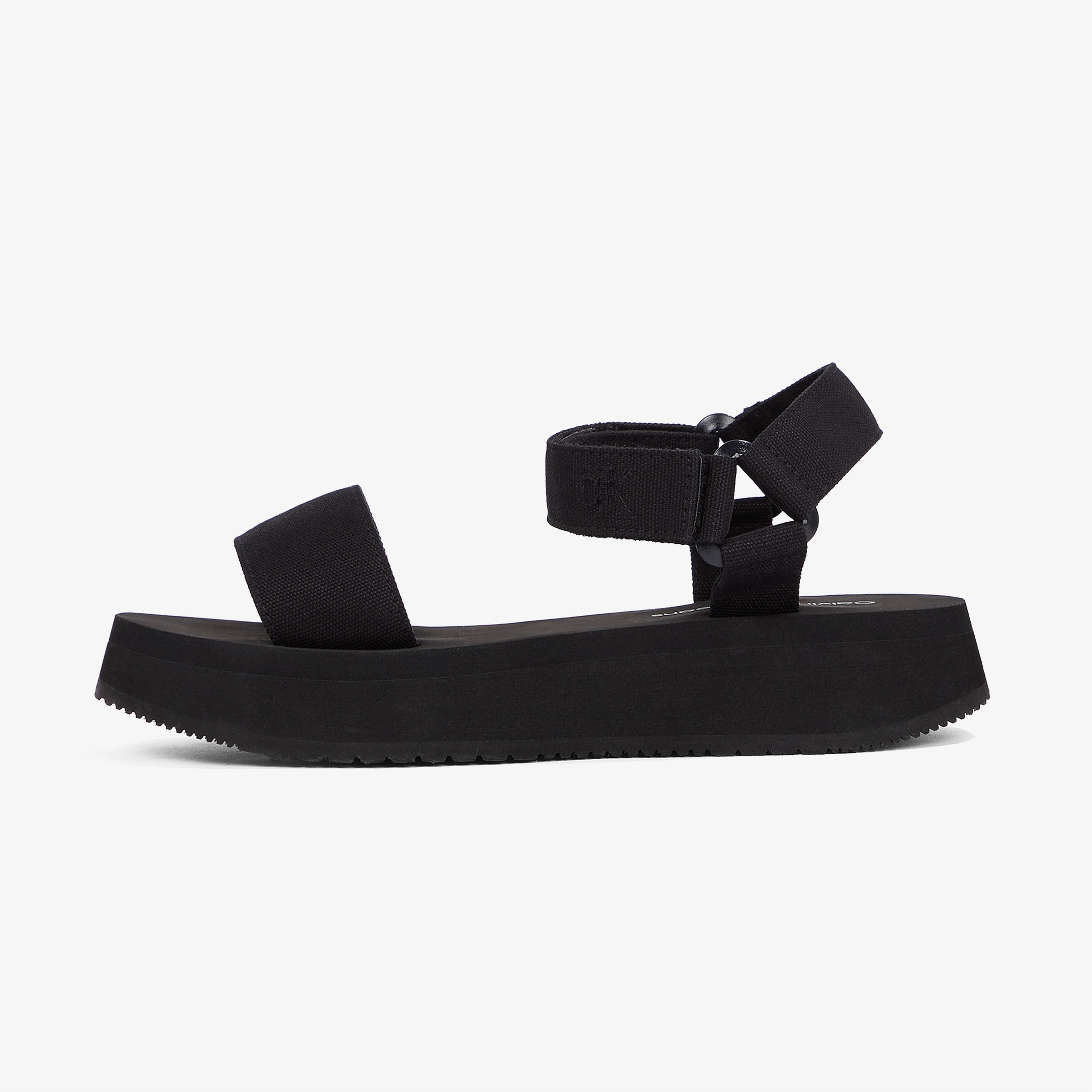 Calvin Klein Velcro Webbing Kadın Siyah Sandalet
