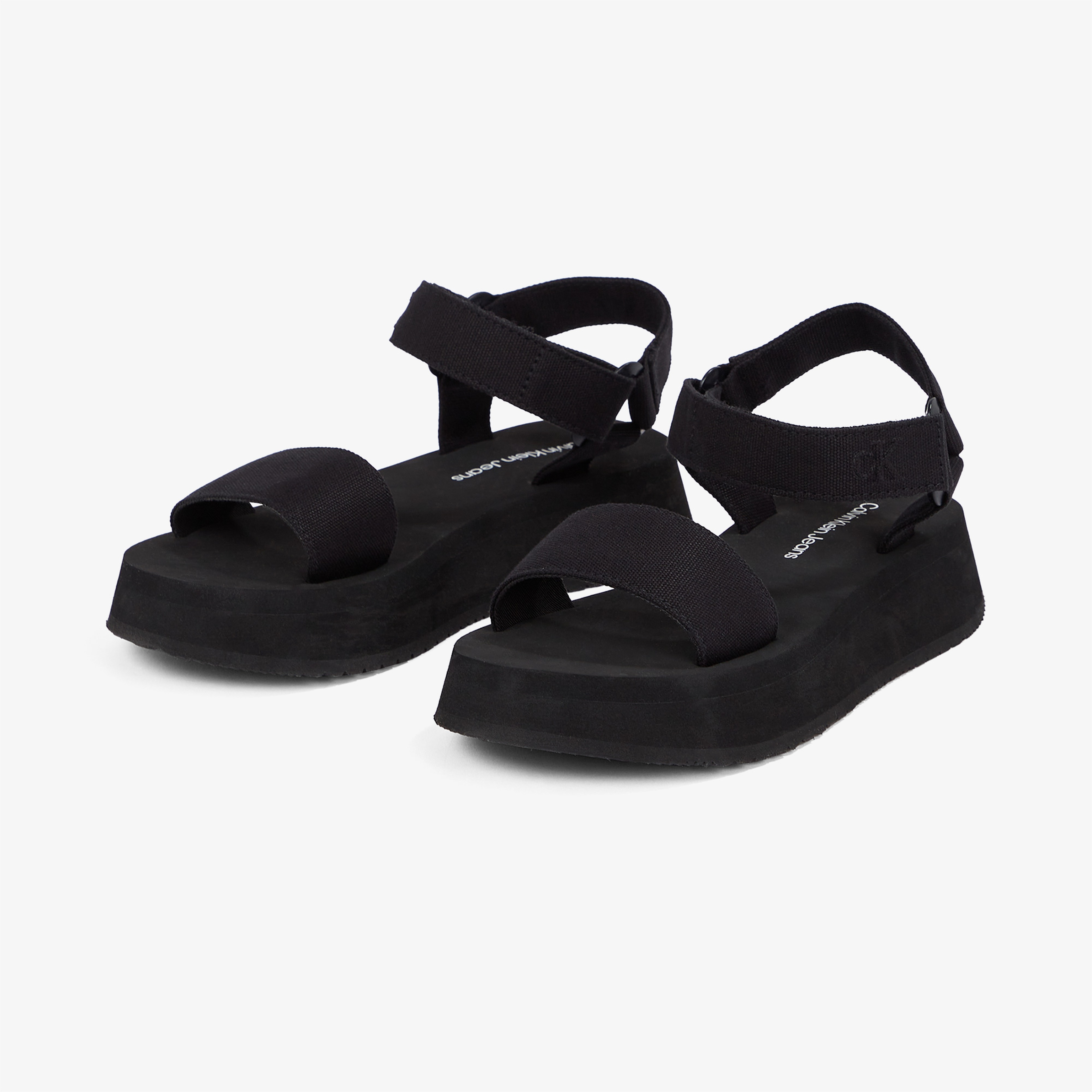 Calvin Klein Velcro Webbing Kadın Siyah Sandalet
