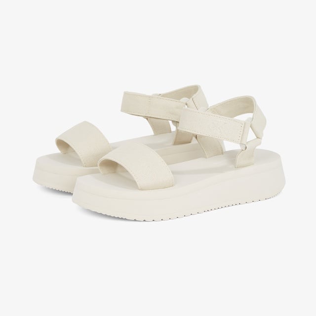 Calvin Klein Kadın Krem Sandalet - Görsel 3