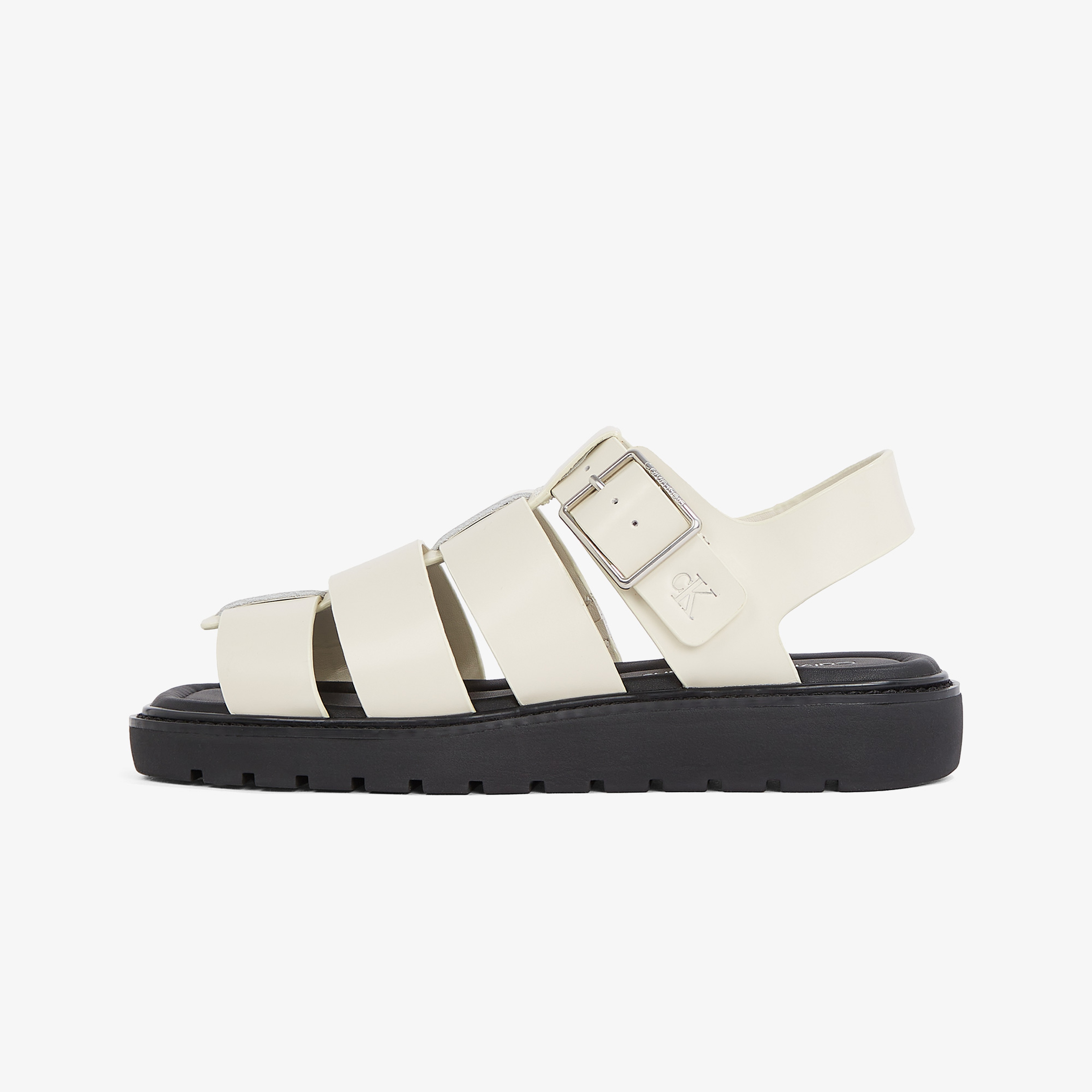 Calvin Klein Sq Molded Sdl Fisherman Mg Wn Kadın Bej Sandalet